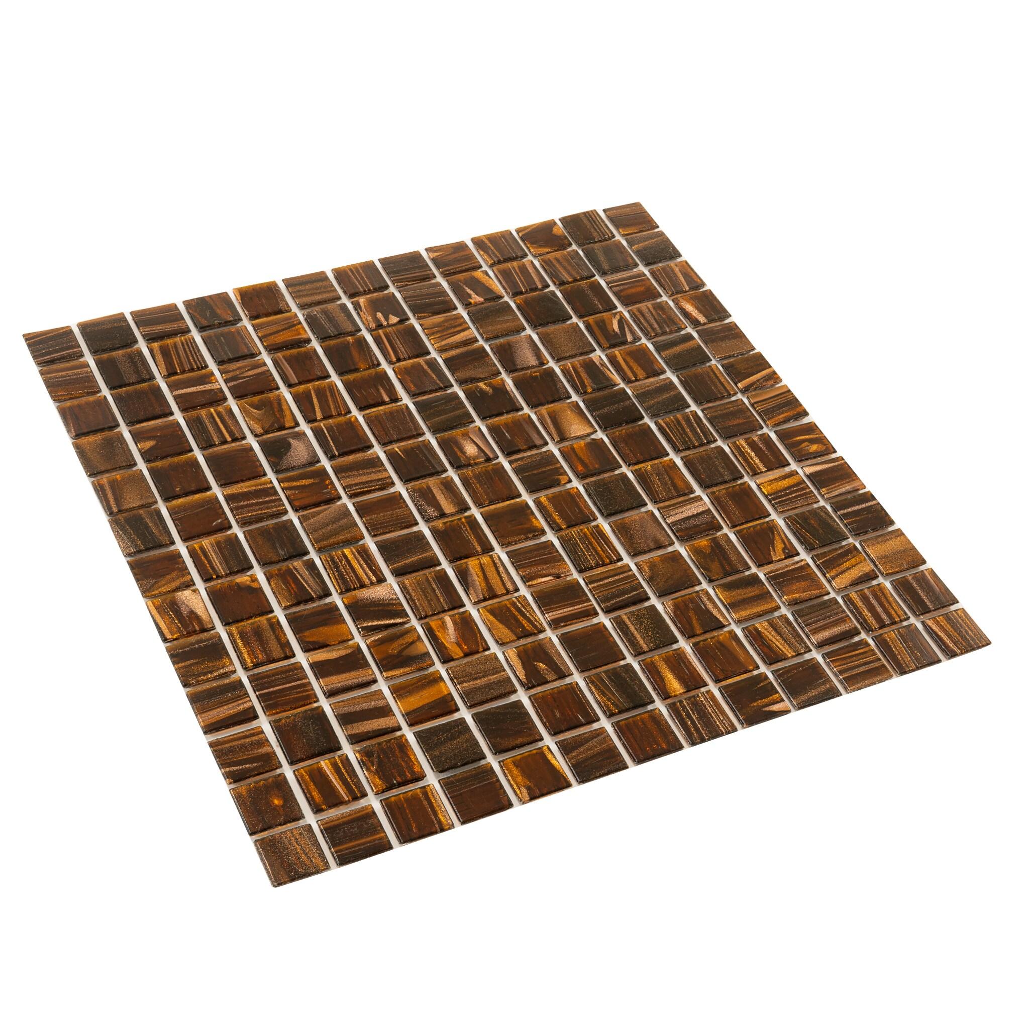 Celestial 0.8" x 0.8" Glass Grid Mosaic Wall & Floor Tile