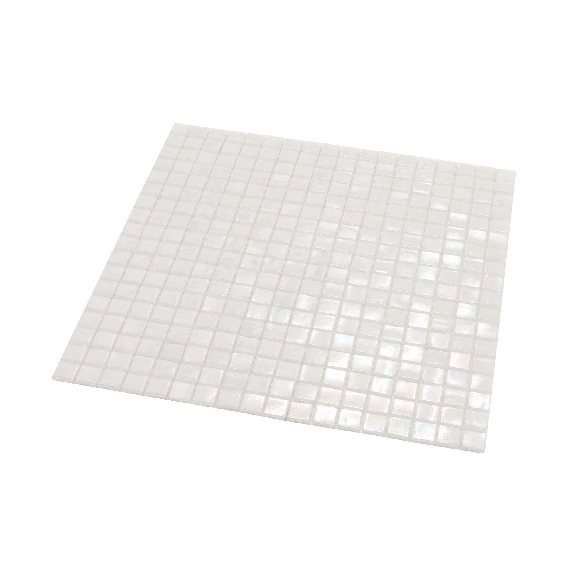 Skosh 0.6" x 0.6" Glass Grid Mosaic Wall & Floor Tile