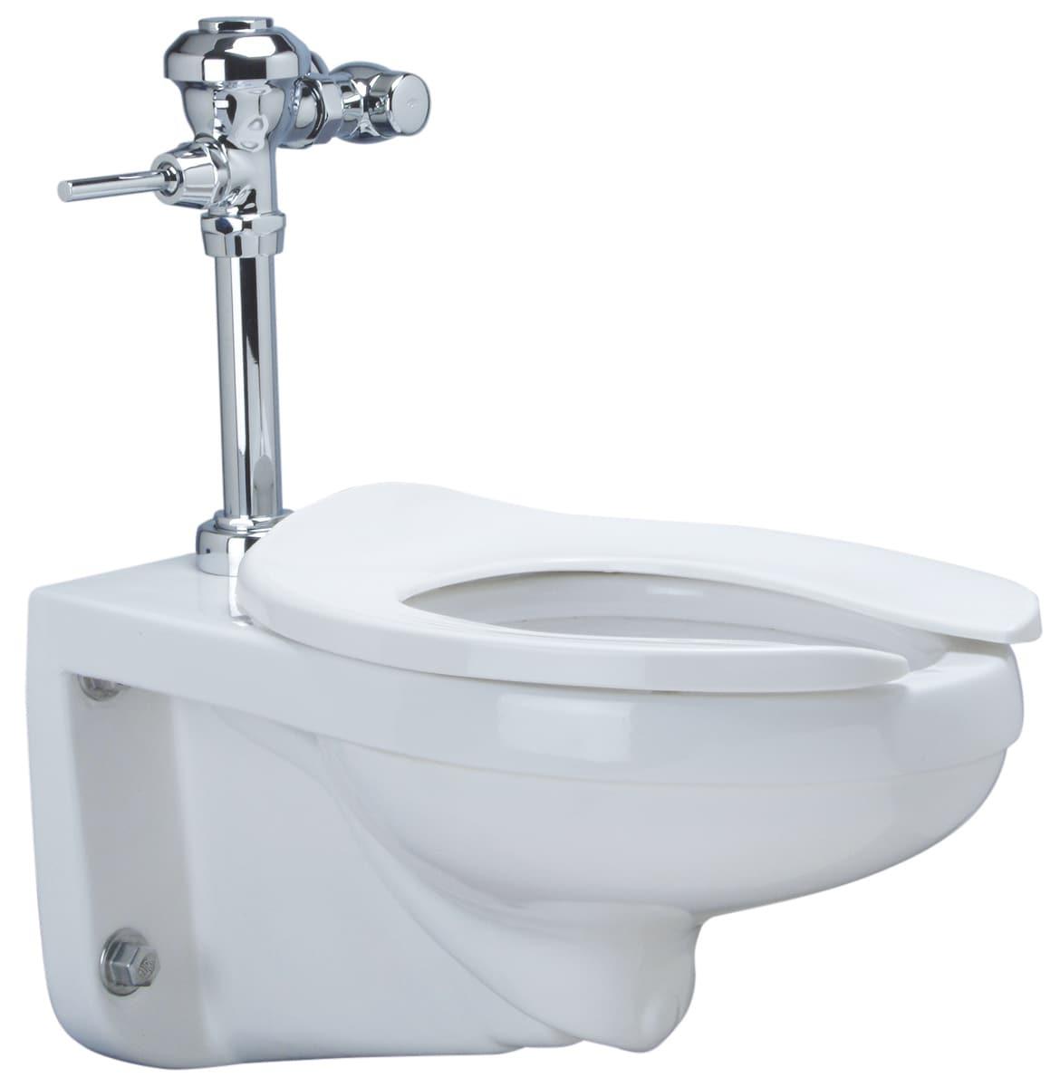 White Vitreous China Wall Mounted High Efficiency Toilet