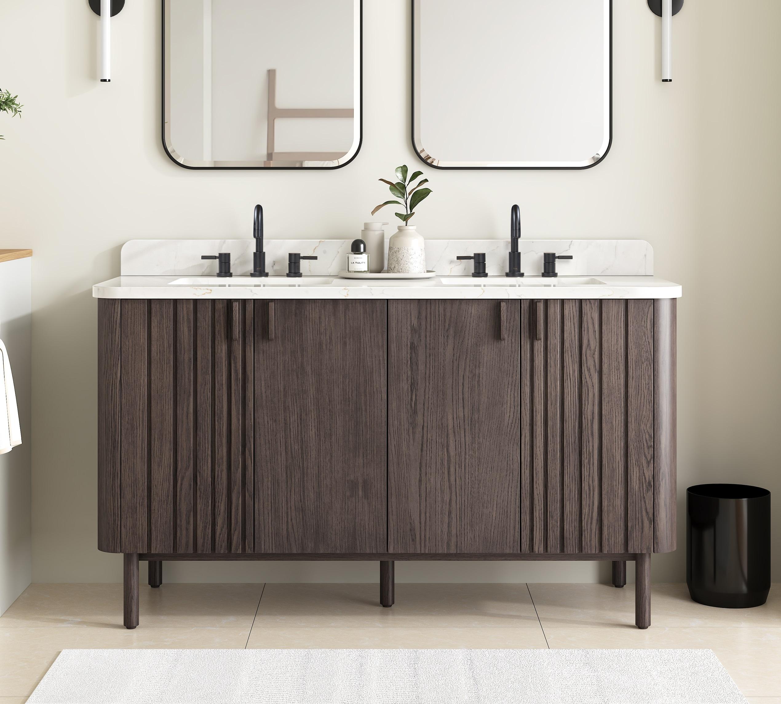 Blakely 60'' Double Bathroom Vanity Base Only