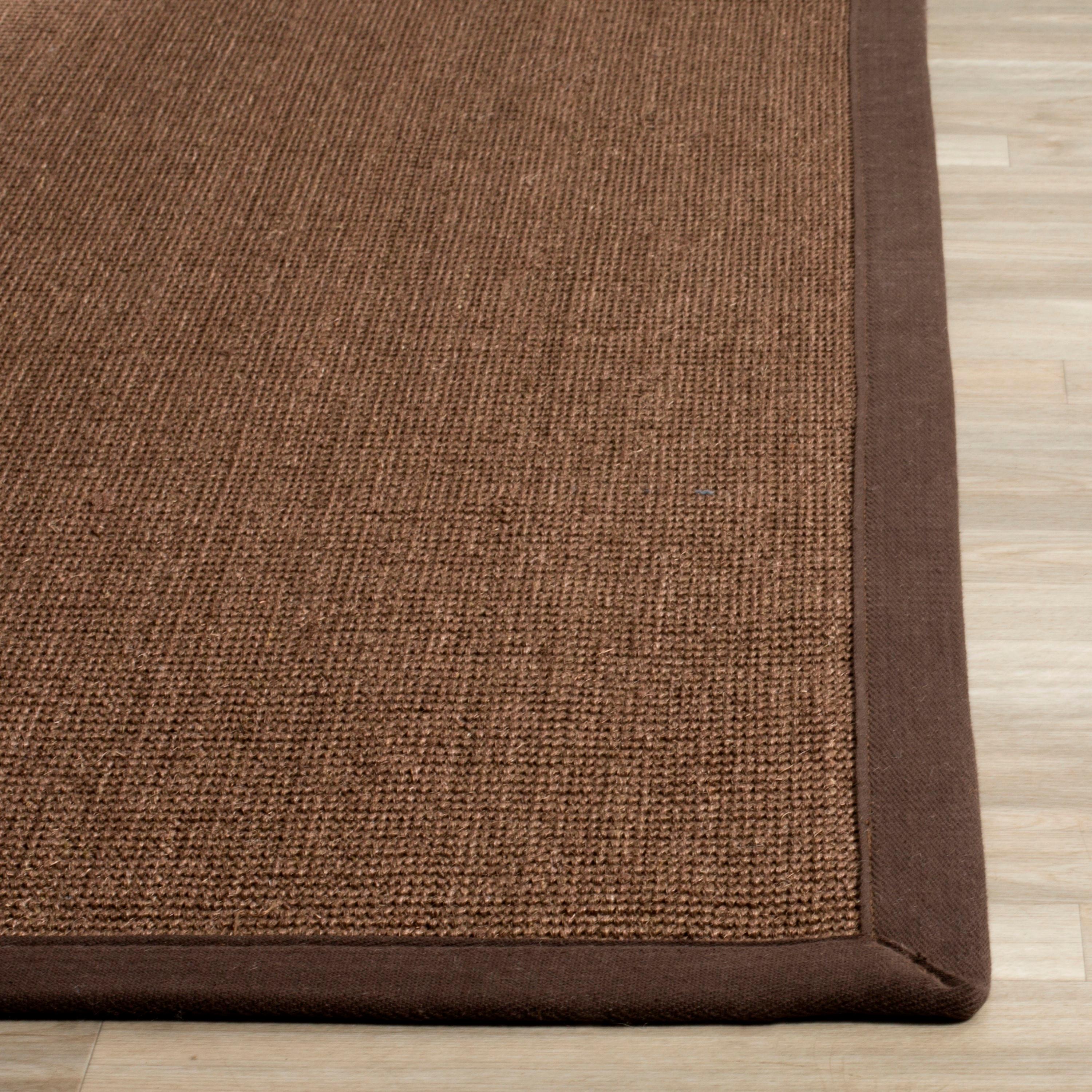 Natural Fiber NF131 Power Loomed Indoor Accent Rug - Brown/Brown - 3'x5' - Safavieh.