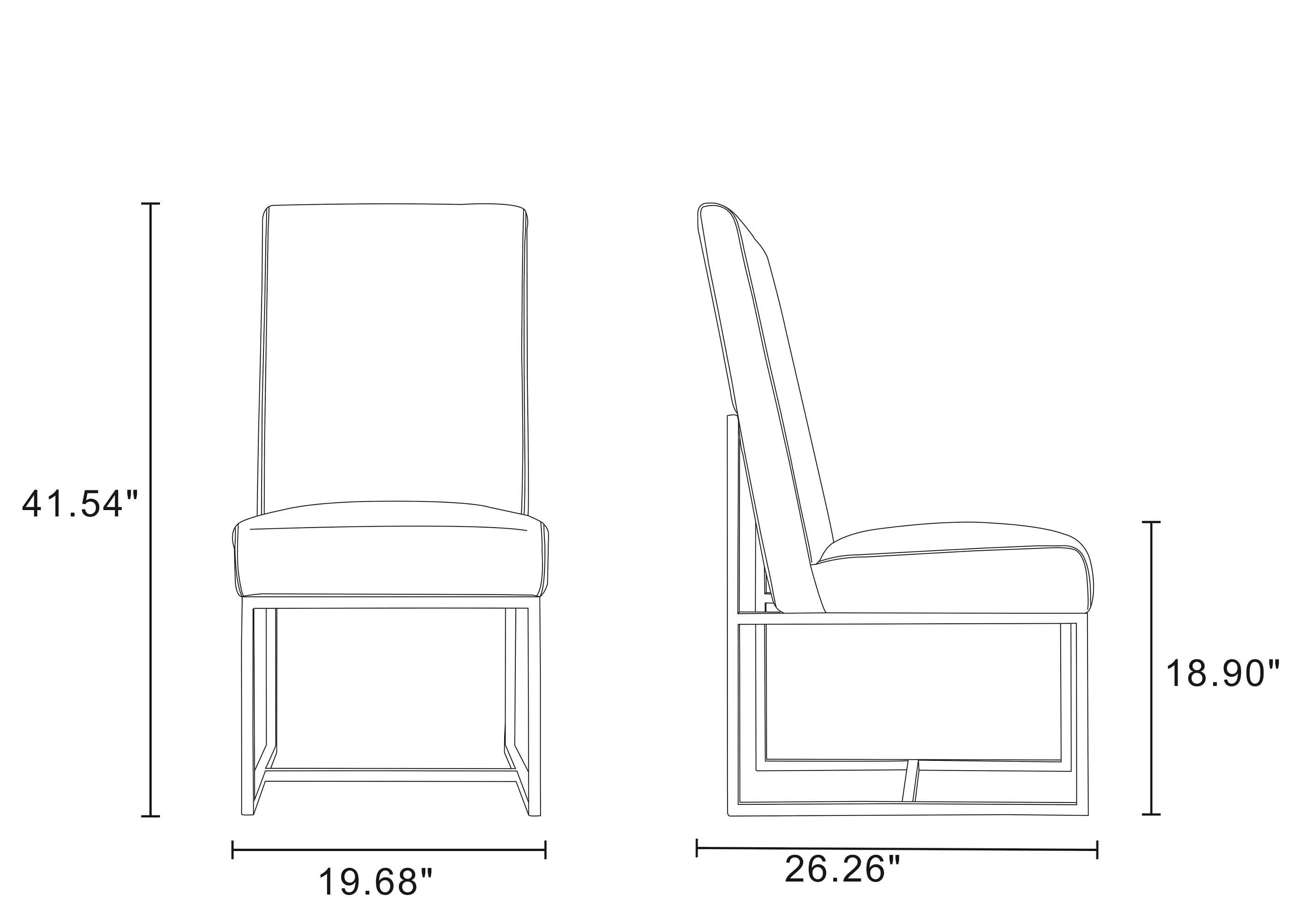 Hokku Designs Johnnette 18.9'' H Velvet Upholstered Side Chair