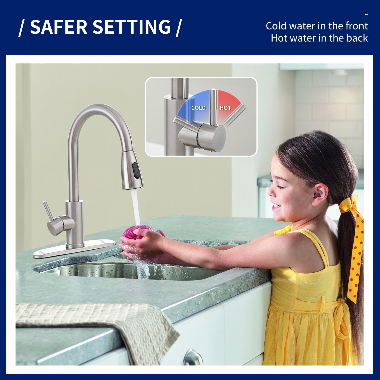 VIBRANTBATH Pull Out Kitchen Faucet