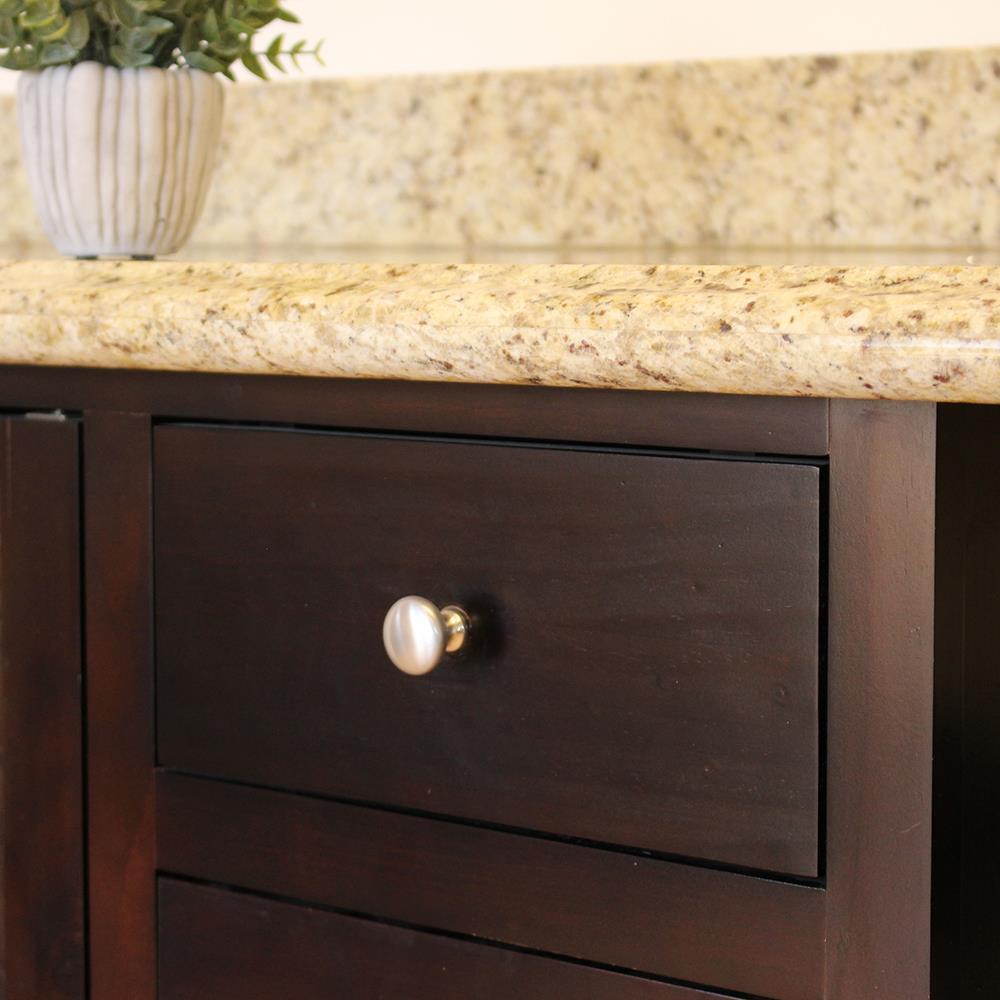 Design House Design House 564567 1.25-inch Mushroom Cabinet Knob, Satin Nickel, 5-Pack (Set of 5)