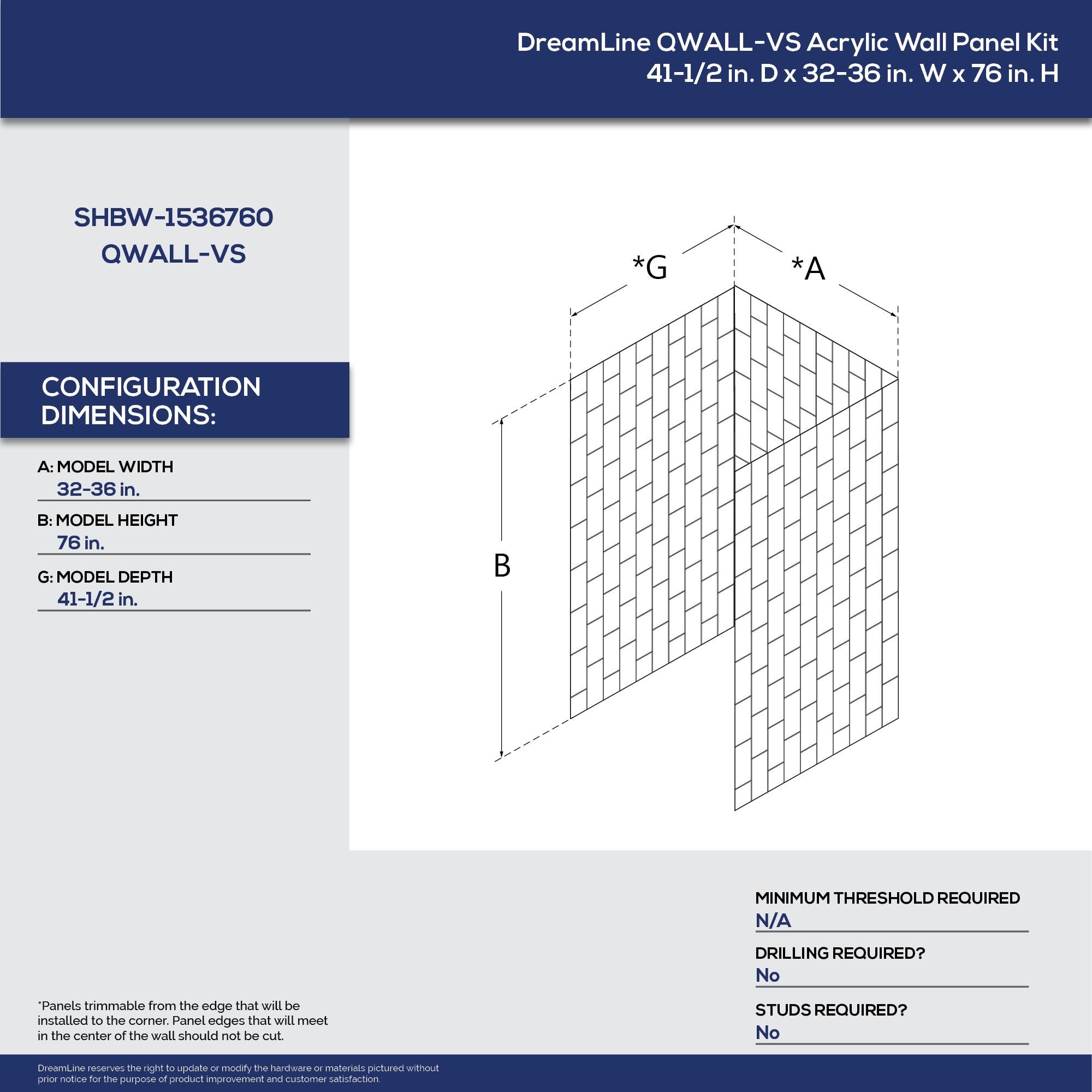 Acrylic Backwall Kit