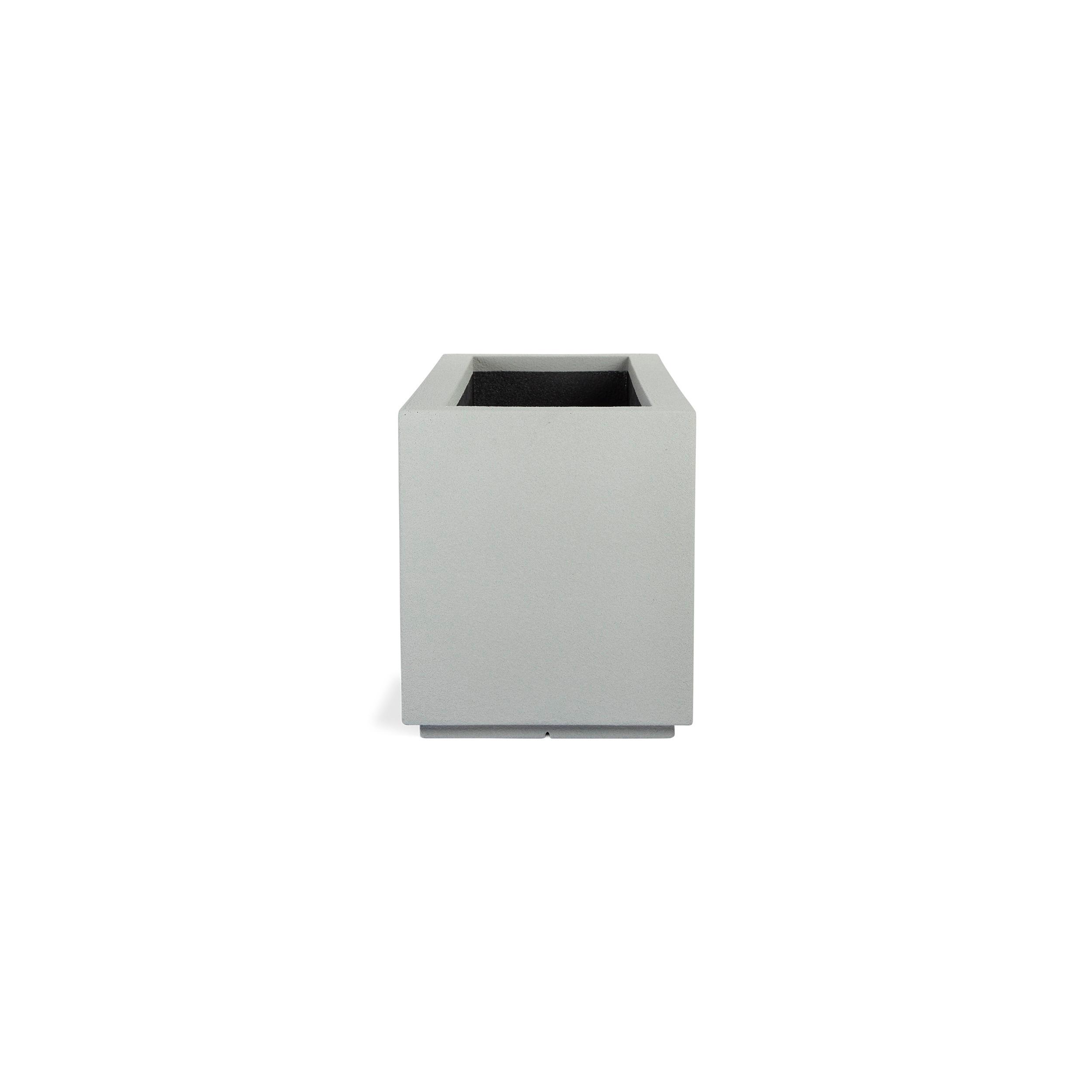 Milan Tall 46 in. x 17 in. Concrete Gray Composite Trough