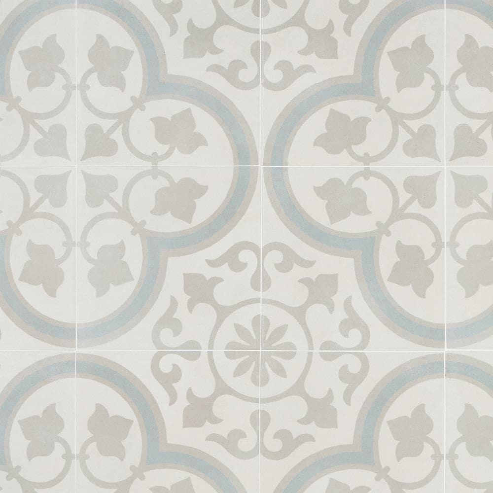 Plumeria 9" x 9" Porcelain Field Tile (10.65 sq. ft./ Case)