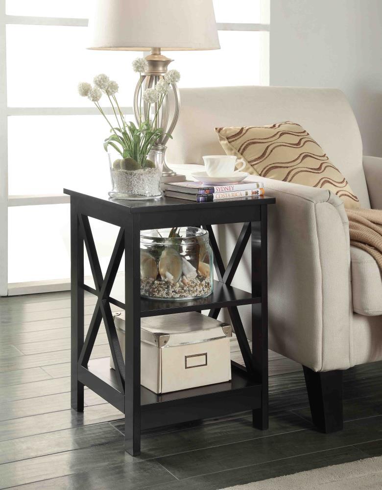 Oxford End Table With Black Finish