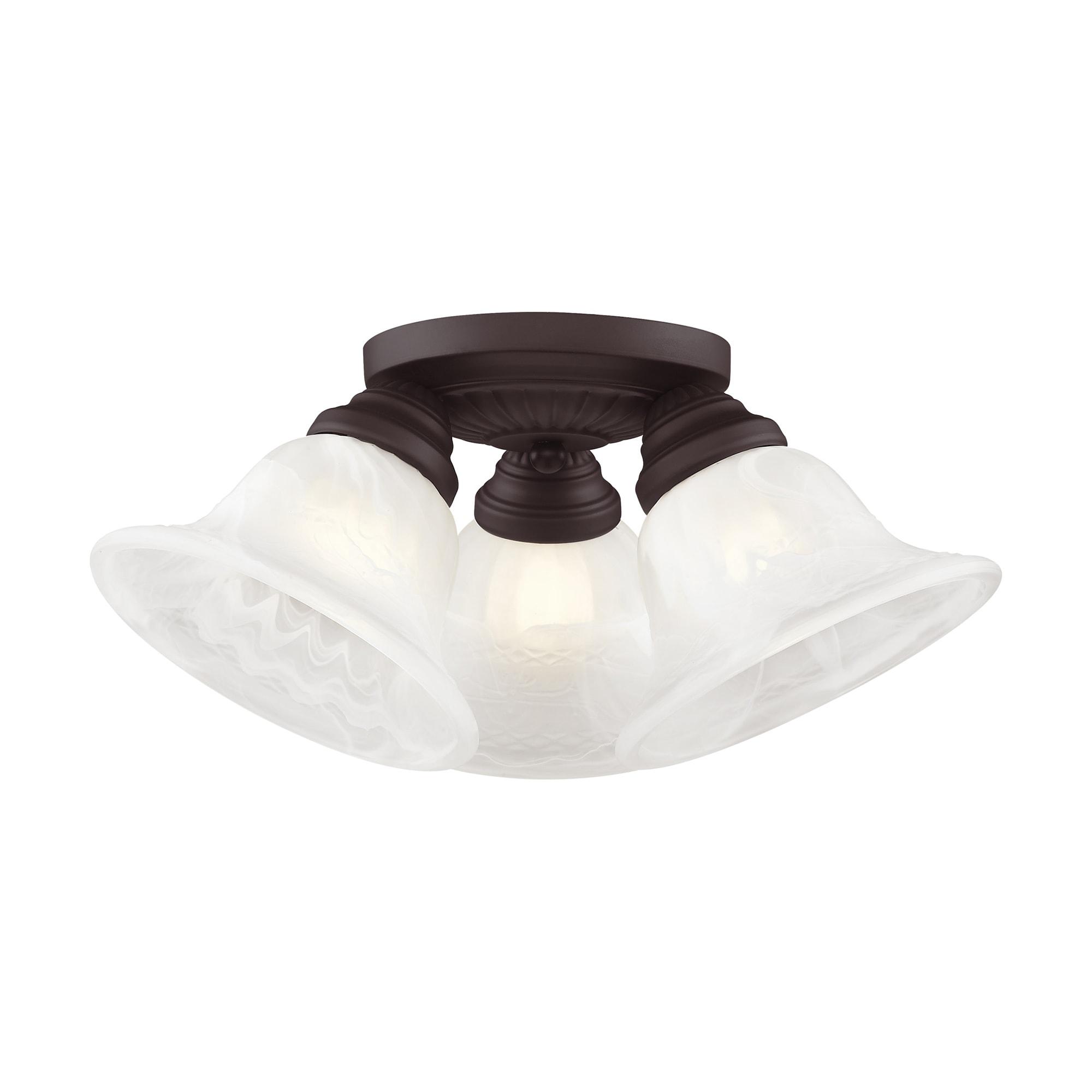 Livex Lighting Edgemont 3 - Light Flush Mount in  Bronze