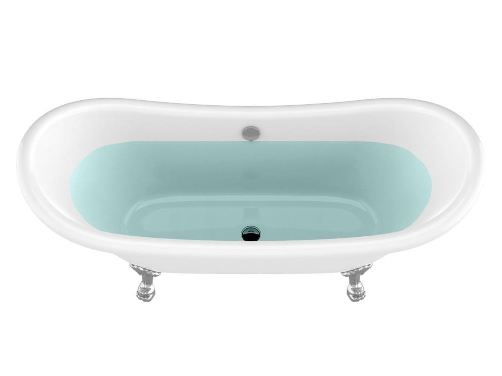 Belissima Series 69.29'' x 28.35'' Freestanding Soaking Acrylic Bathtub