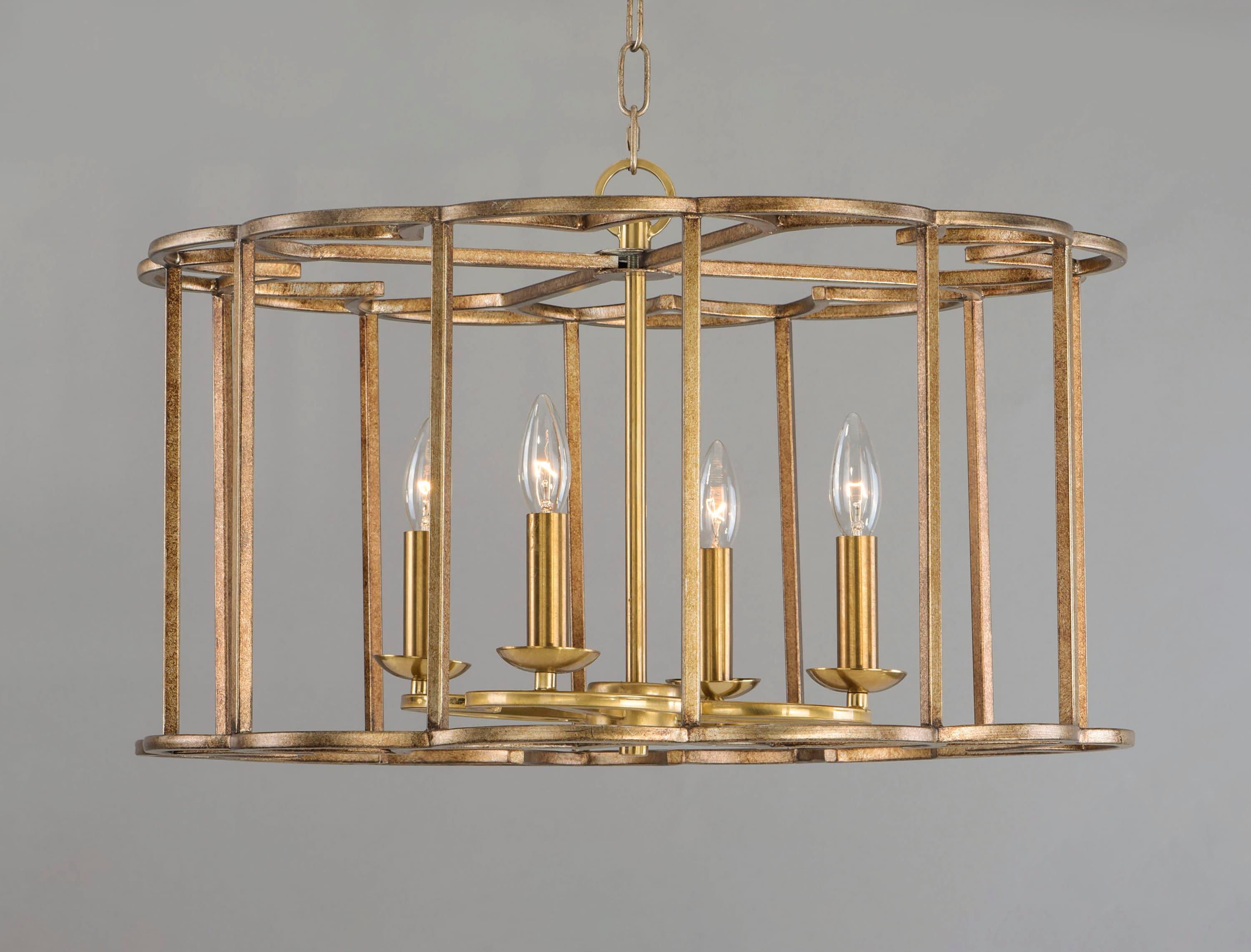 Maxim Lighting Helix 4 - Light Chandelier in  Bronze Fusion