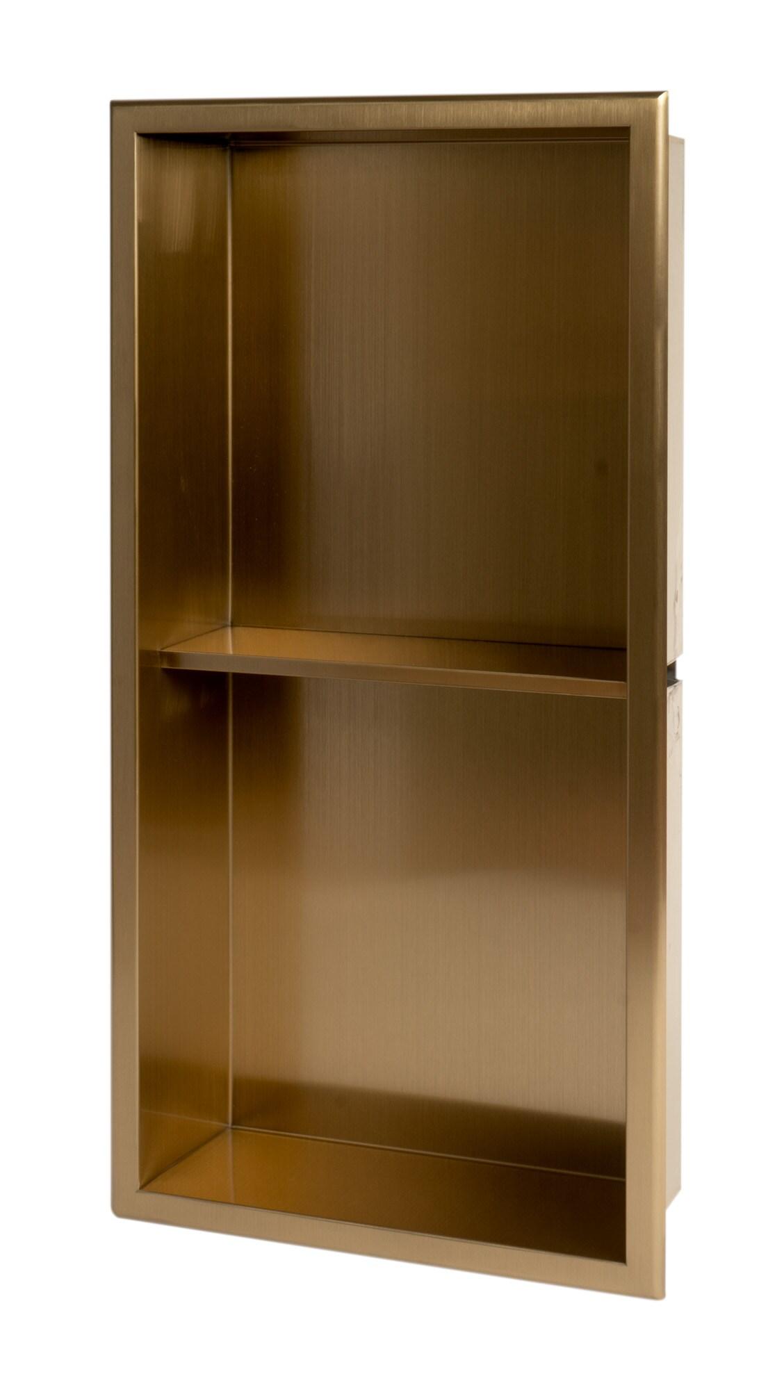 Alfi Brand Stainless Steel Shower Niche ABNP1224-BG