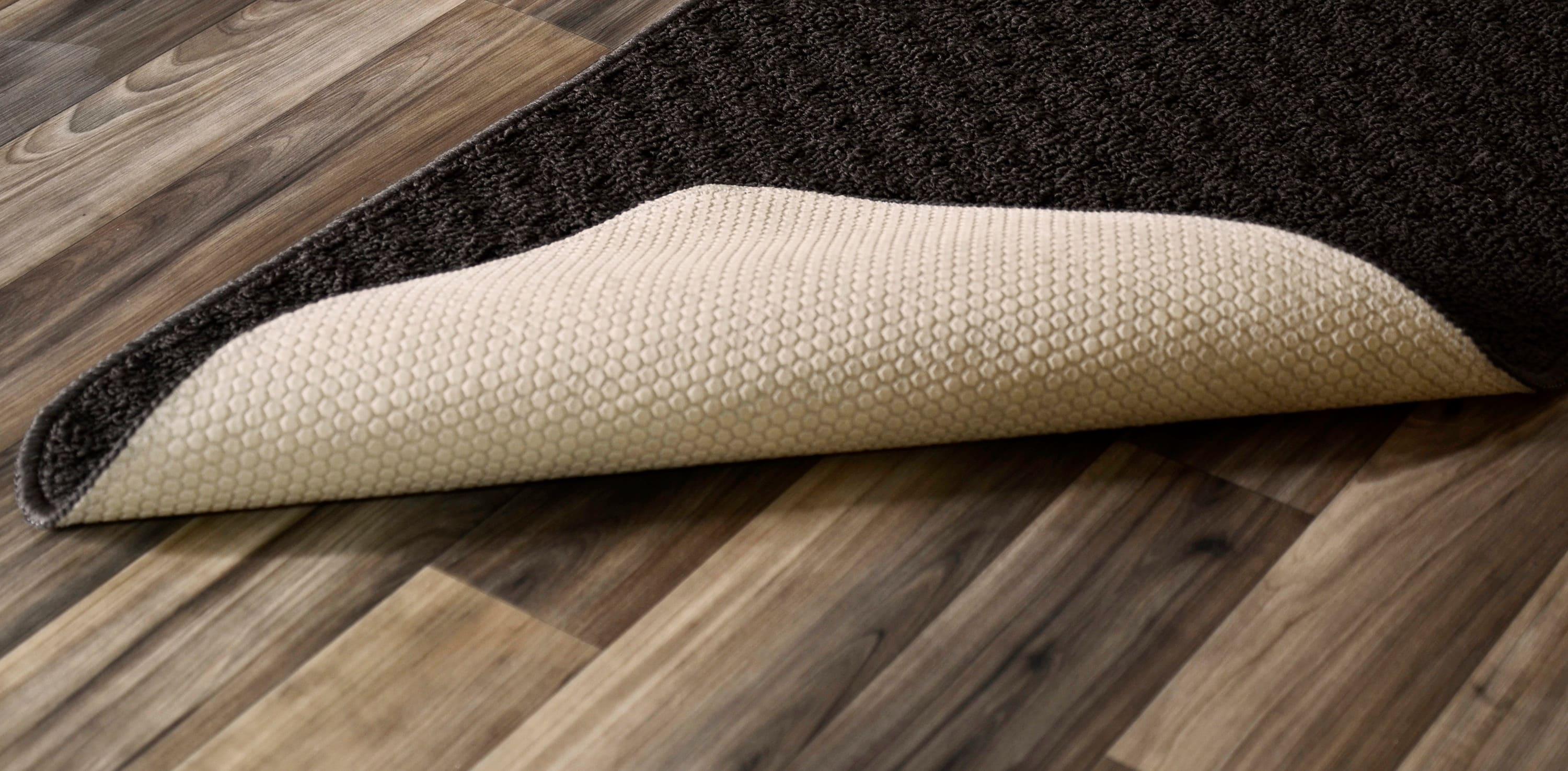 Garland Rug Town Square Mocha Kitchen Rug Set, 2 Piece Sliced Set (18"x28" Sliced, and 18"x28")