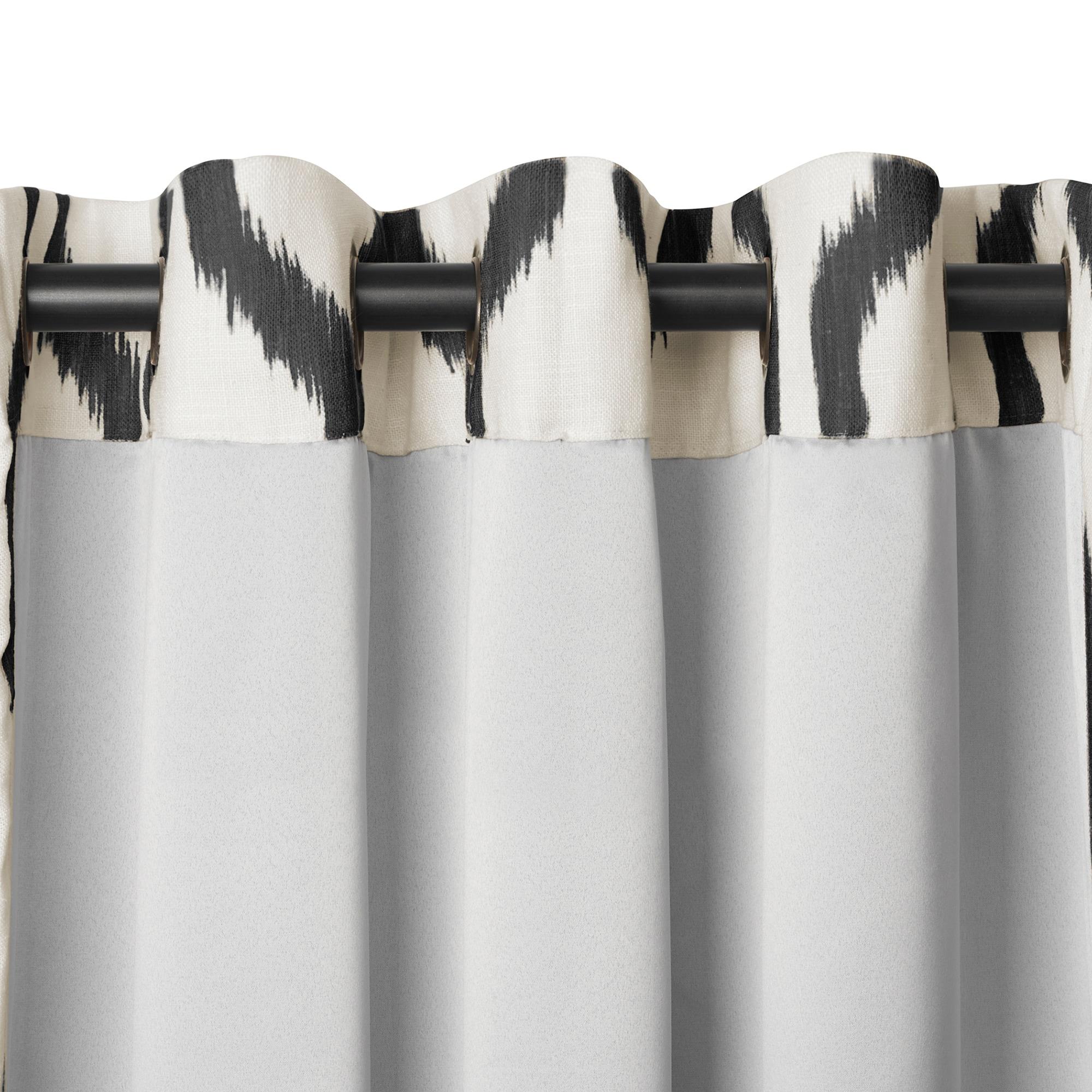 Clayburgh Geometric Room Darkening Grommet Single Curtain Panel