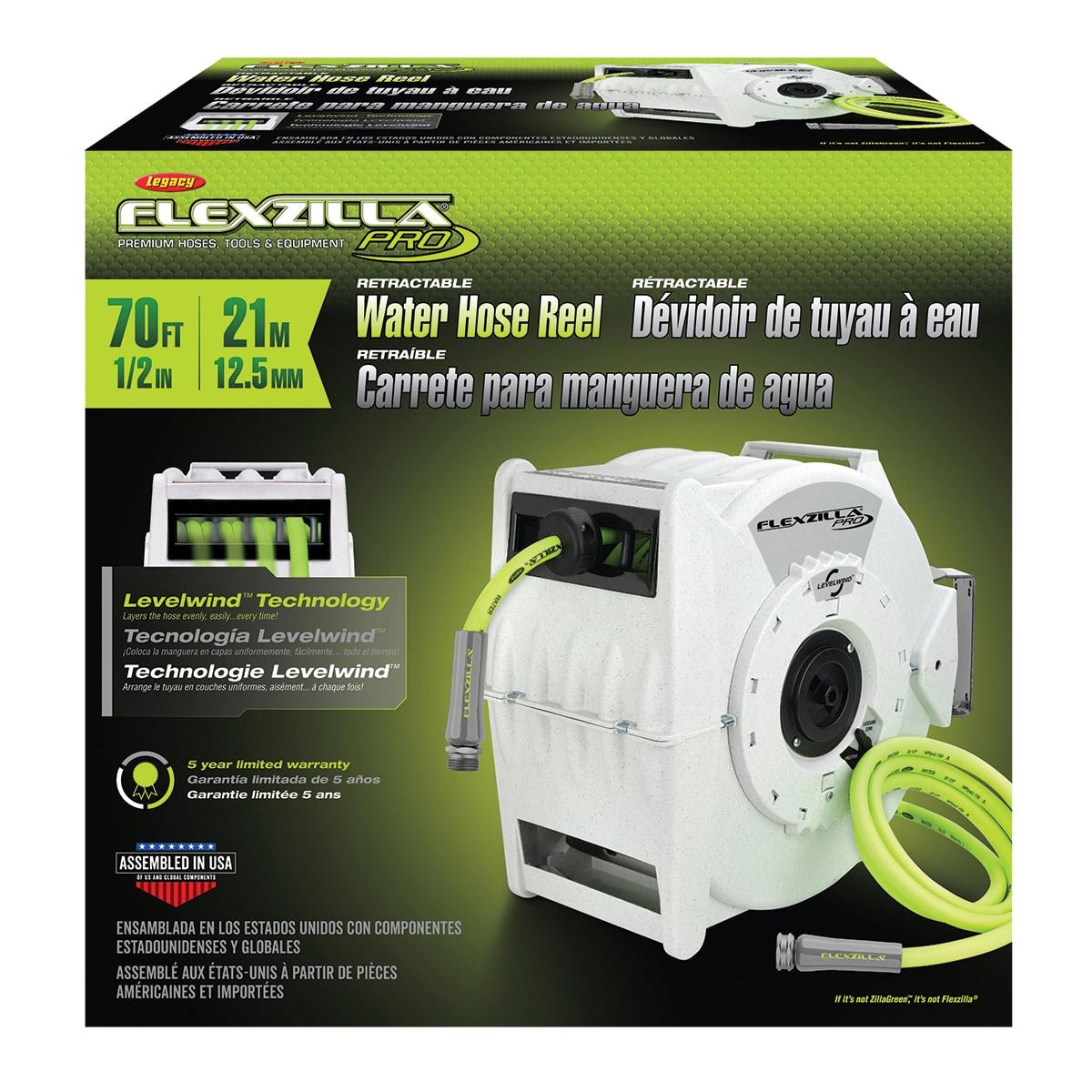 Legacy Flexzilla 1/2 in. D X 70 ft. L Premium Grade Hose and Reel