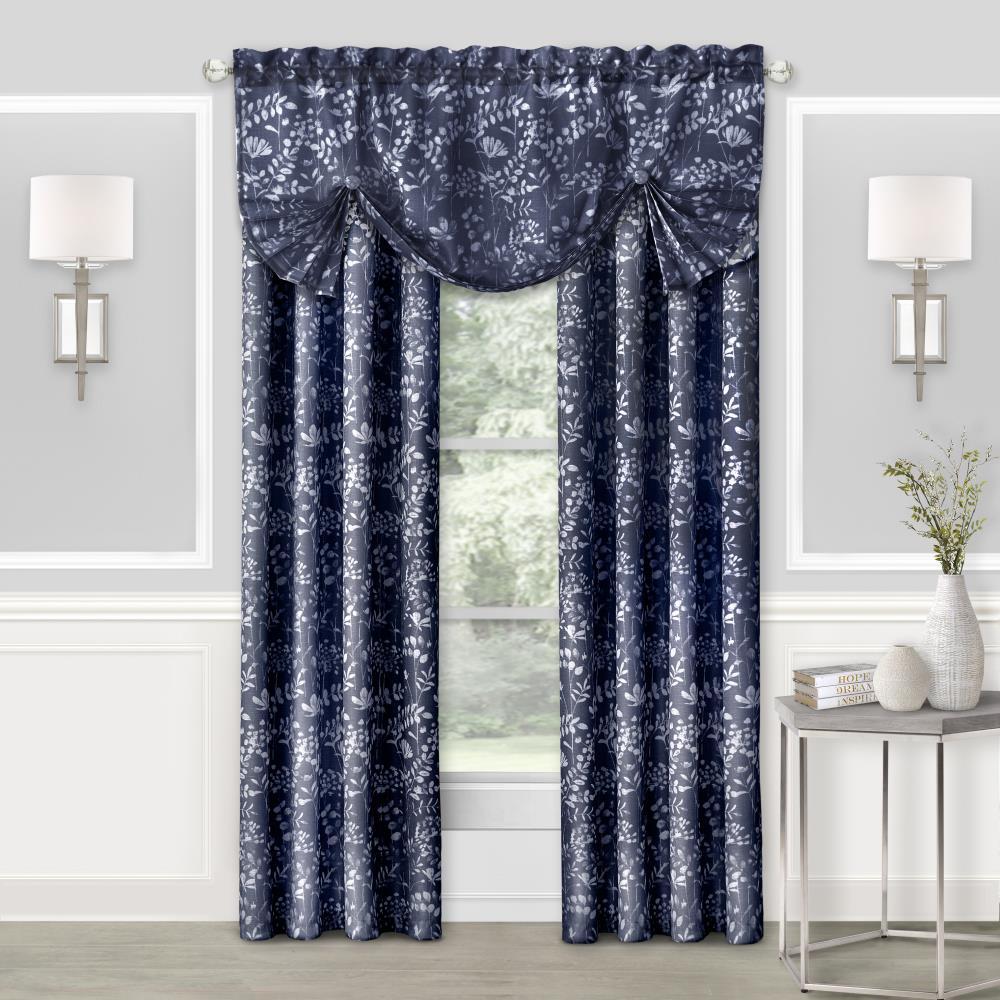 Ergode Charlotte Window Curtain Valance - 52x17 - Navy