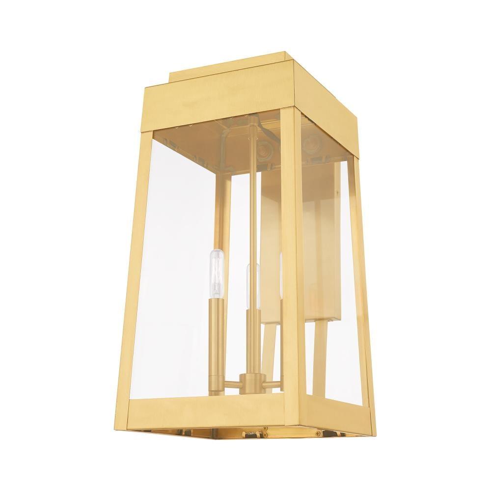 Livex Lighting Oslo 3 - Light Wall Light in  Satin Brass
