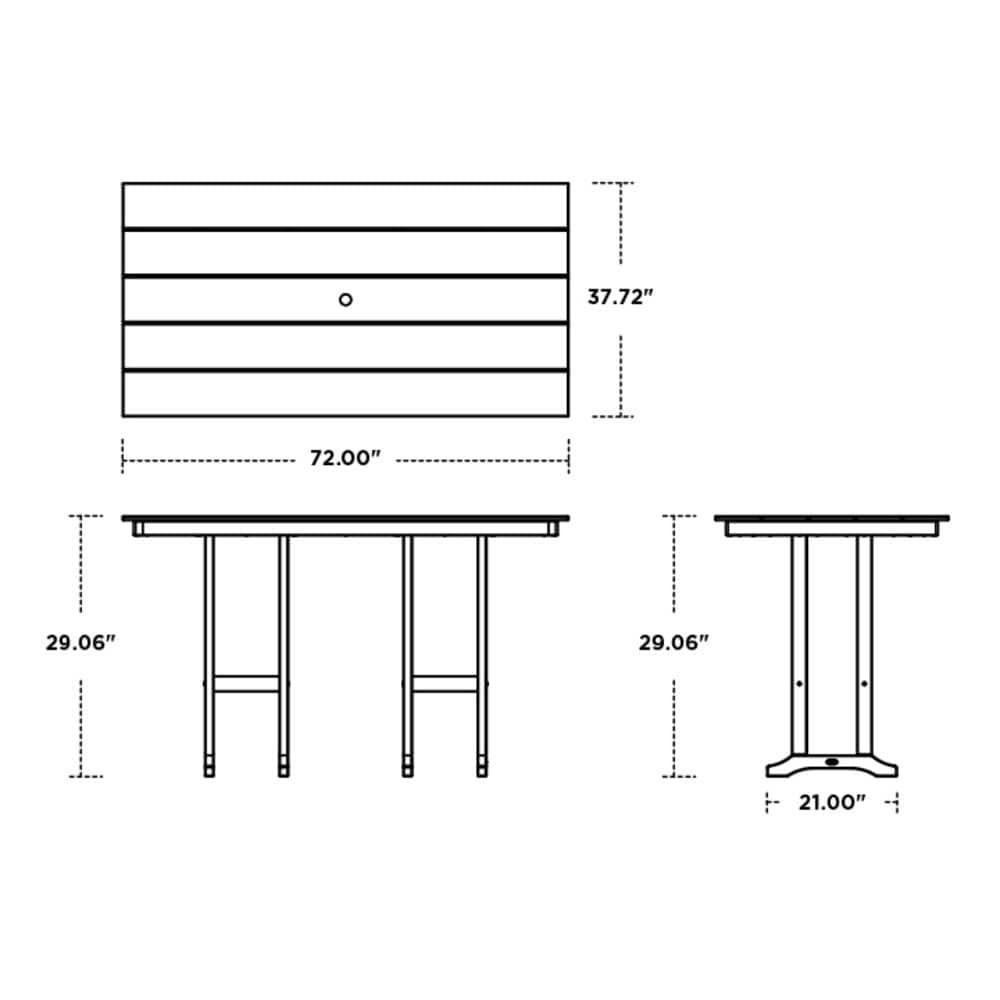 Oxford 7-Piece Farmhouse Dining Set