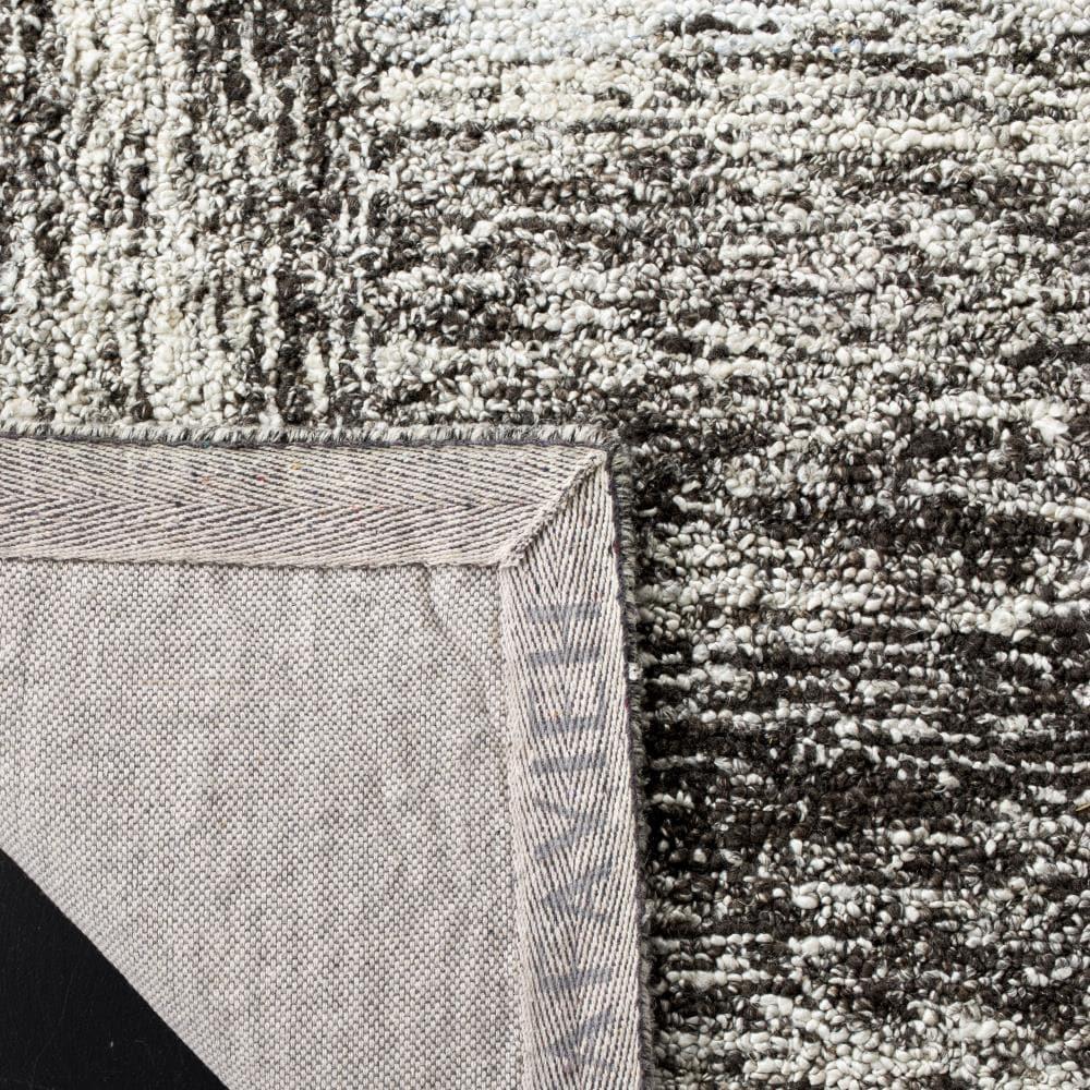 Abstract ABT601 Hand Tufted Area Rug - Ivory/Charcoal - 6'x6' - Safavieh .