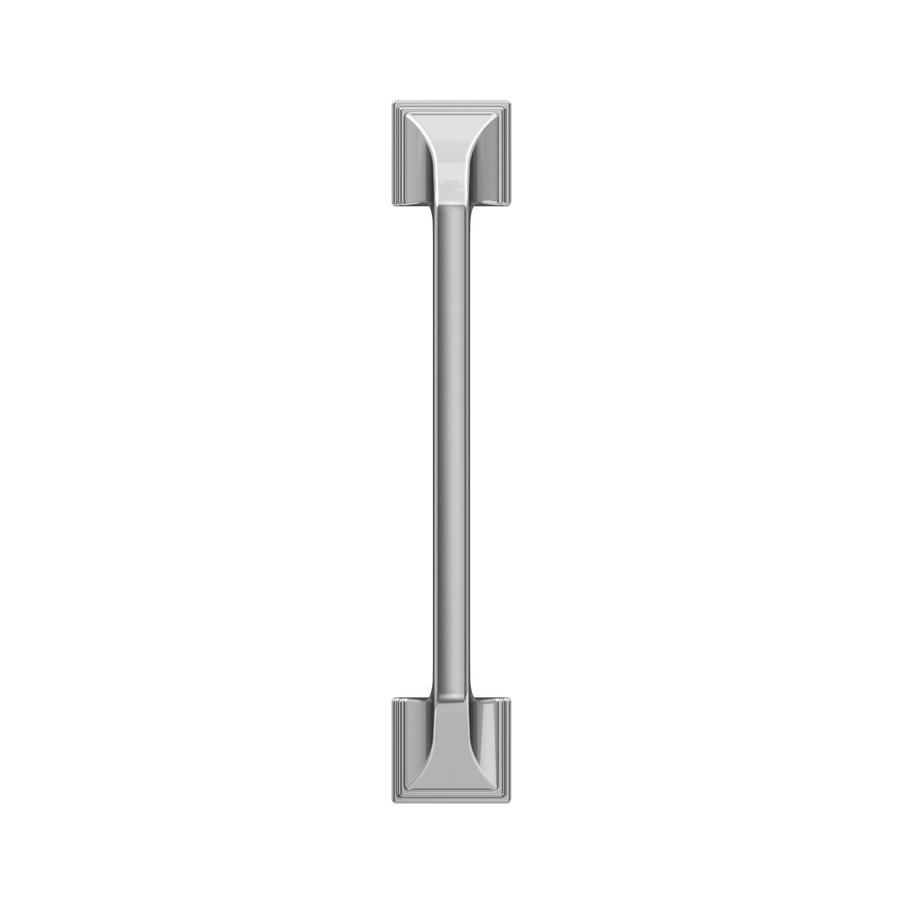 Amerock Exceed 5-1/16 inch (128mm) Center-to-Center Polished Chrome Cabinet Pull