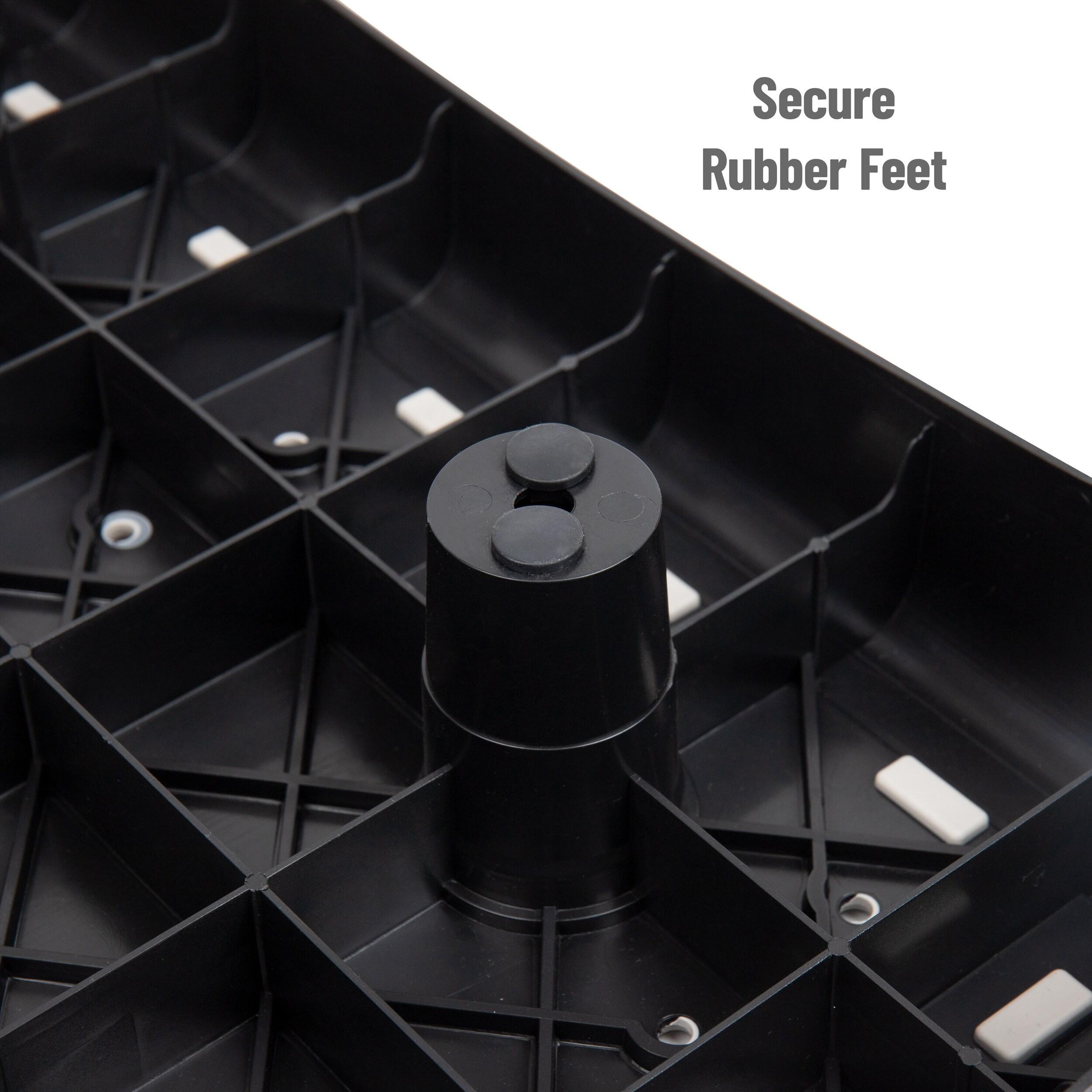 Mind Reader Mind Reader Platform Booster Step, Step Stool for Seniors, Indoor Outdoor, Riser, 15.75"L x 19.5"W x 3.75"H