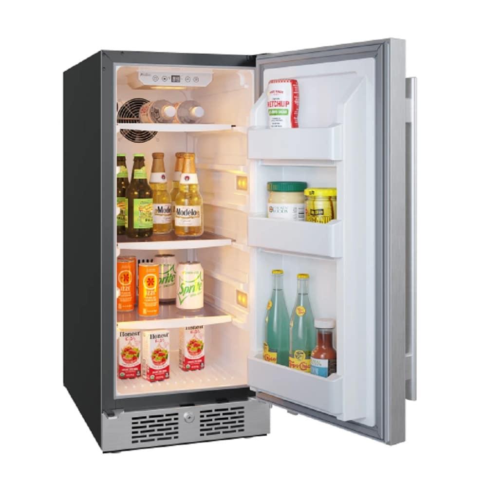 Avallon Afr152rh 15" Wide 3.3 Cu. Ft. Compact Refrigerator - Stainless Steel