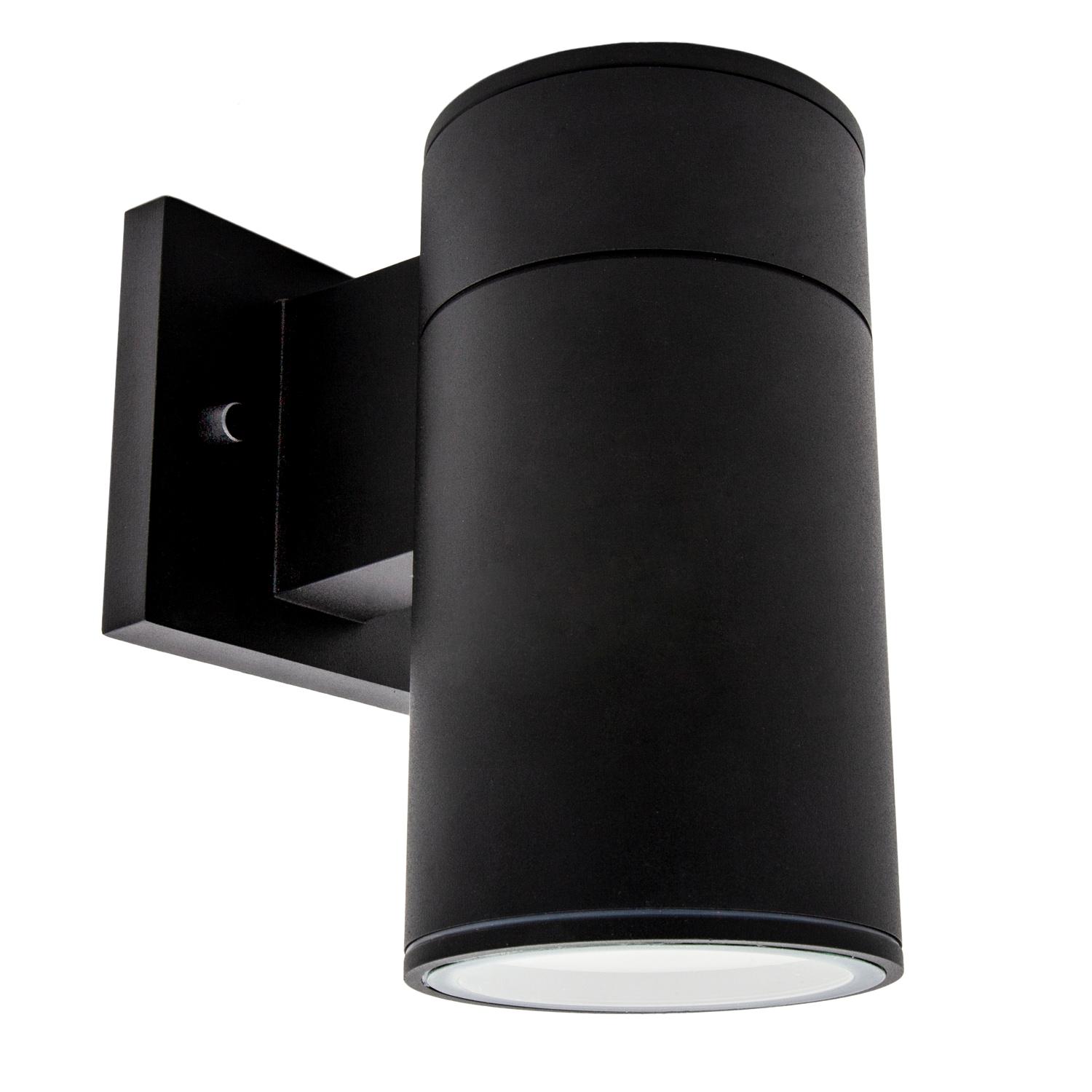 Maxxima LED Cylinder Outdoor Wall Wash, Sconce Light, 12 Watt, 840 Lumens, 3000K Warm White, Dusk to Dawn Sensor