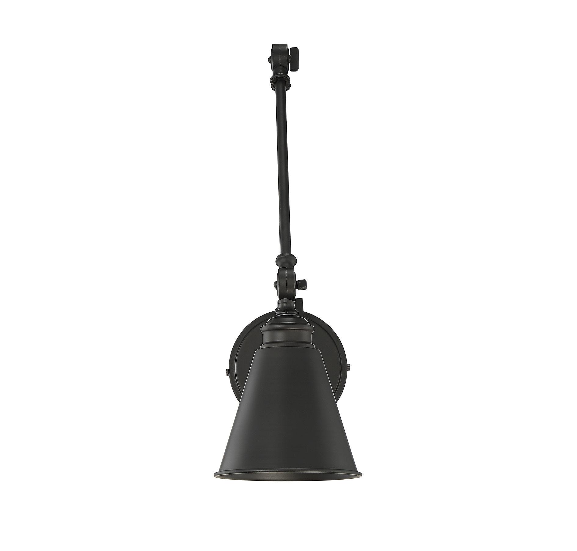 Savoy House Morland 1 - Light Swing Arm Lamp in  Matte Black