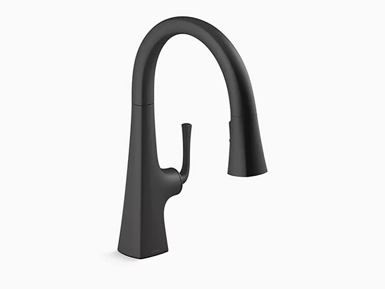 Graze Pull-Down Kitchen Sink Faucet with Three-Function Sprayhead