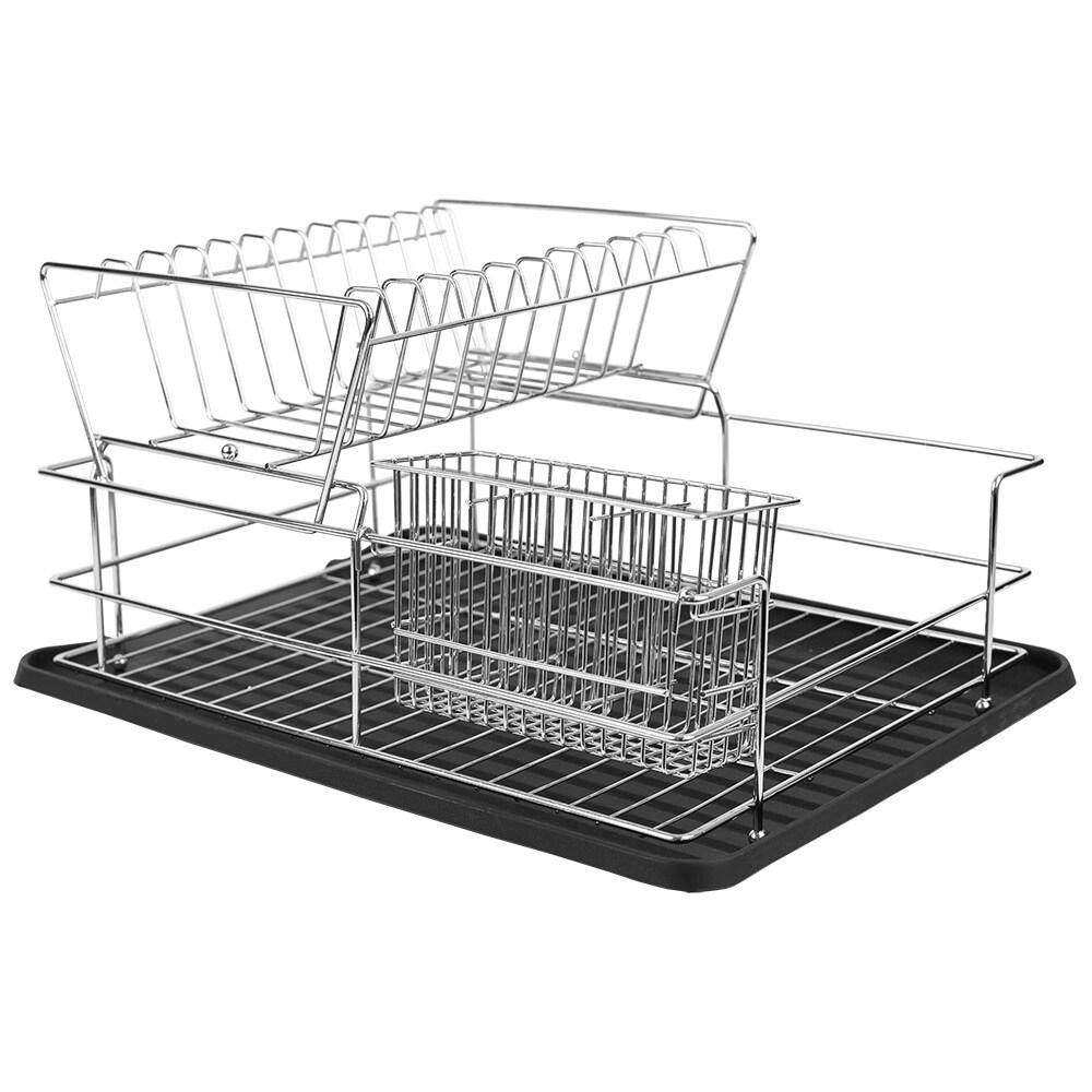 Weyand Adjustable Stainless Steel Countertop Dish Rack