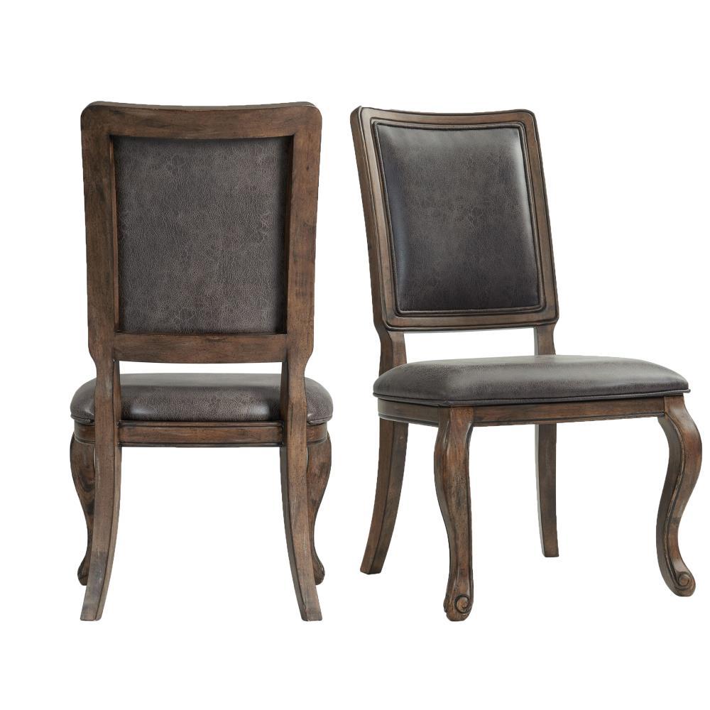 Set of 2 Hayward Side Chair Set Walnut - Picket House Furnishings