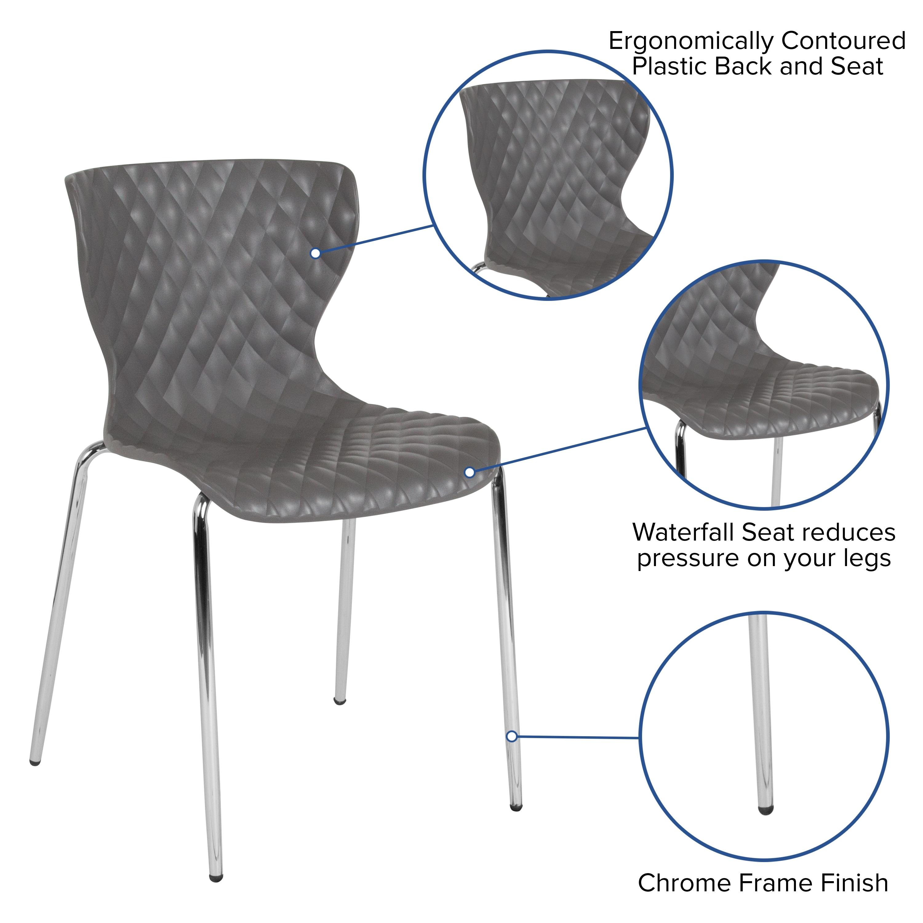 Lowell Contemporary Plastic Stack Chair