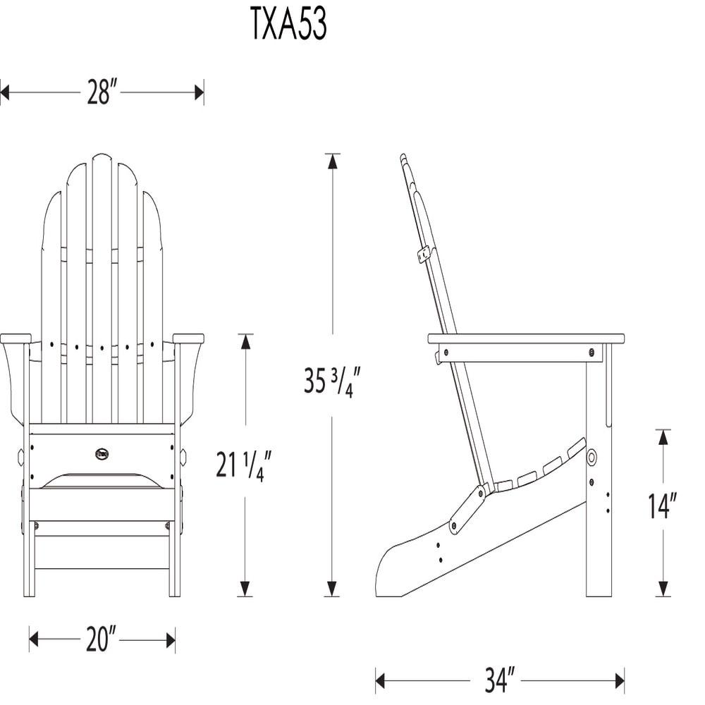 Cape Cod Folding Adirondack