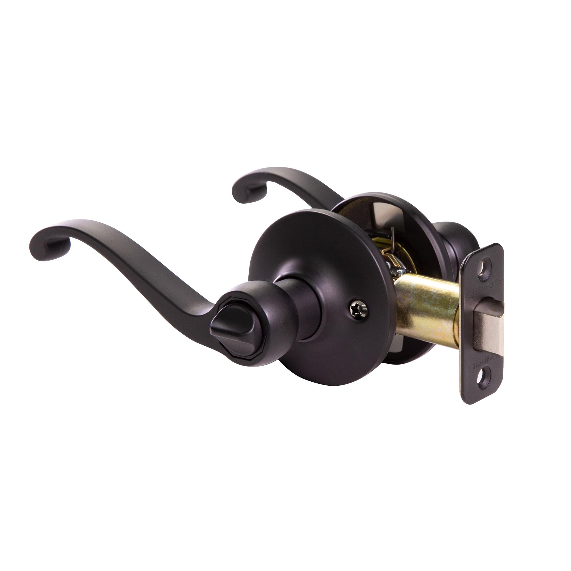 Design House 779223 Scroll Privacy Bed/Bath Door Lever