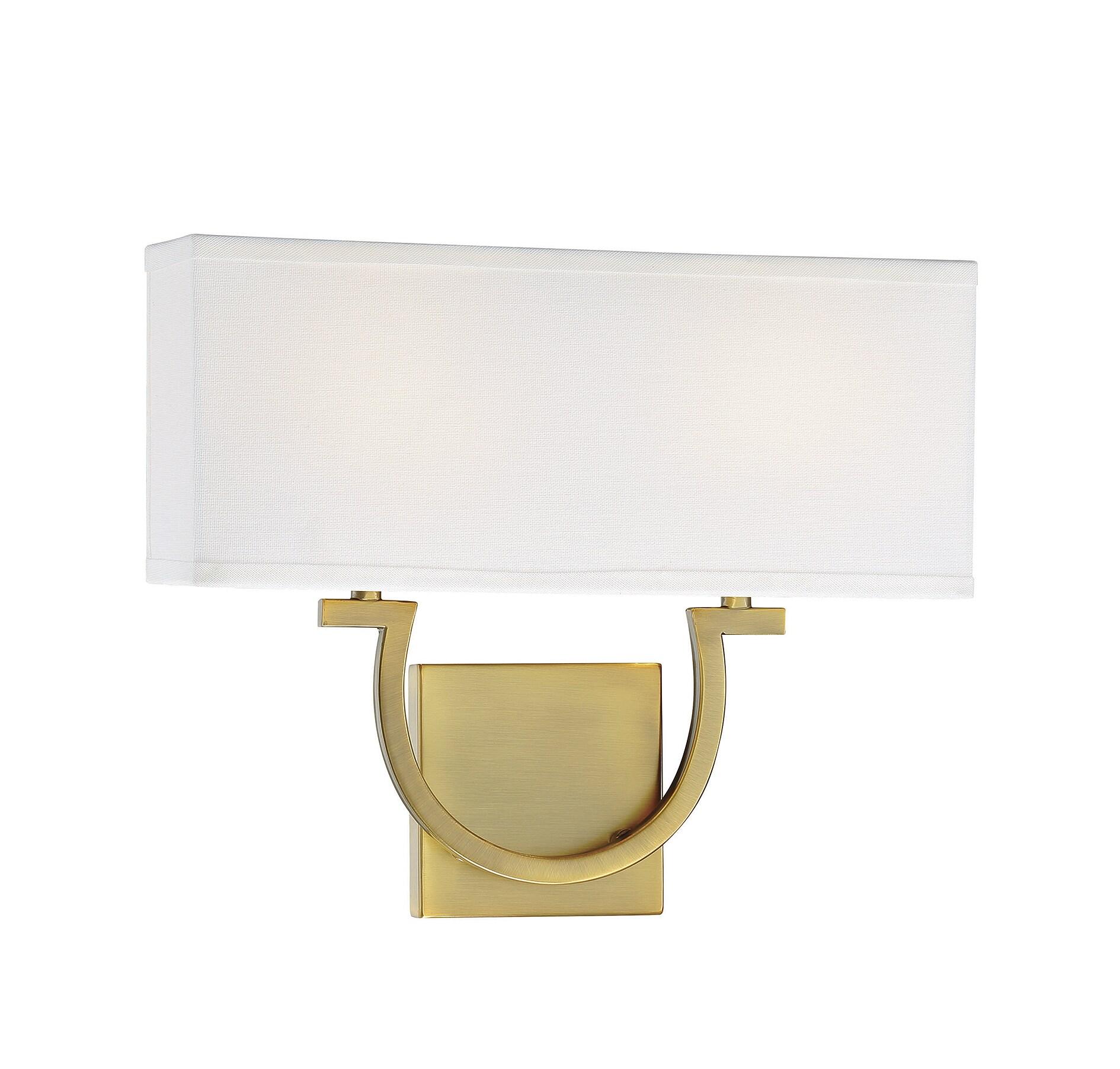 Savoy House Rhodes 2 - Light Wall Light in Warm Brass