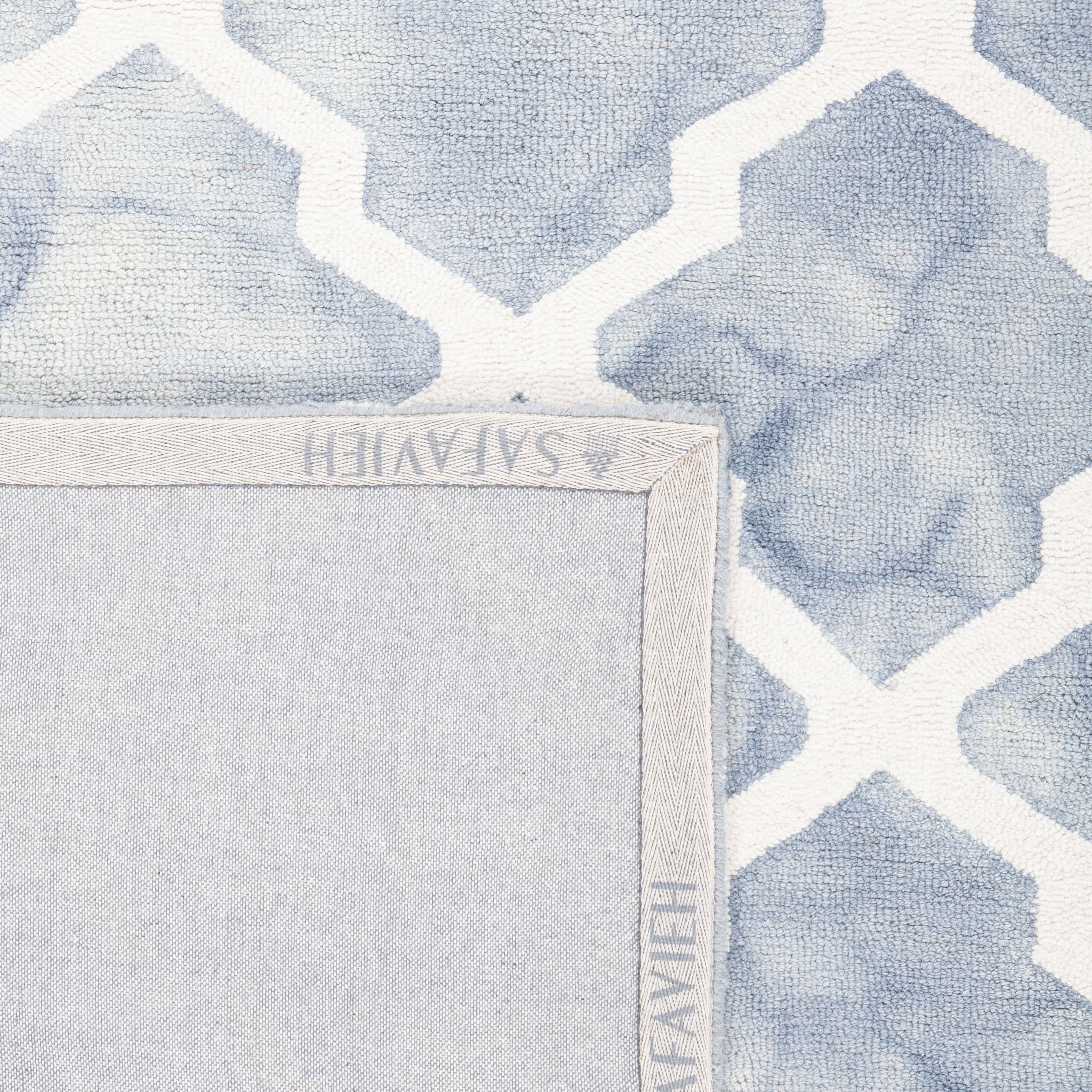 Dip Dye DDY540 Hand Tufted Indoor Area Rug - Grey/Ivory - 4'x6' - Safavieh