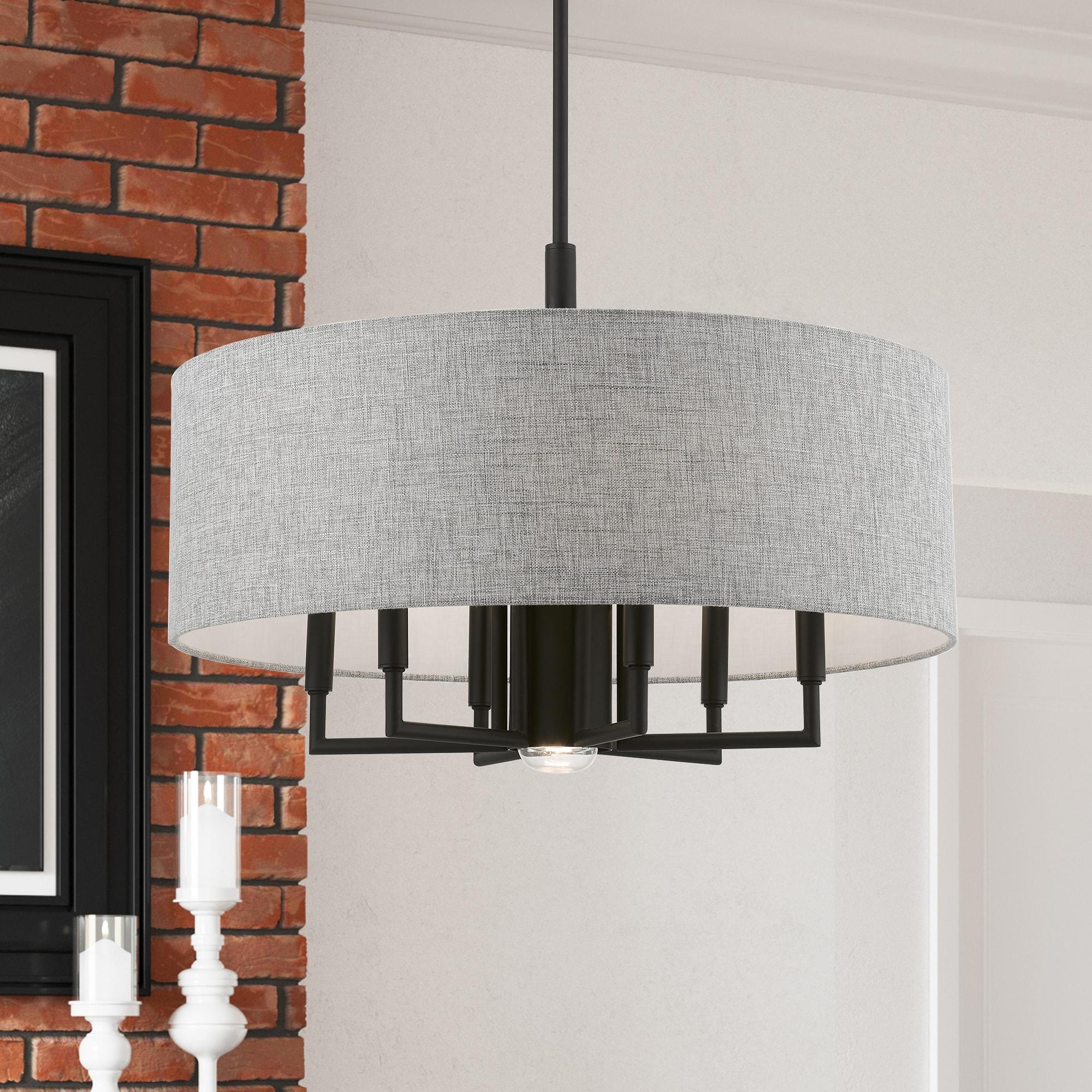 Livex Lighting Dakota 7 - Light Pendant in  Black