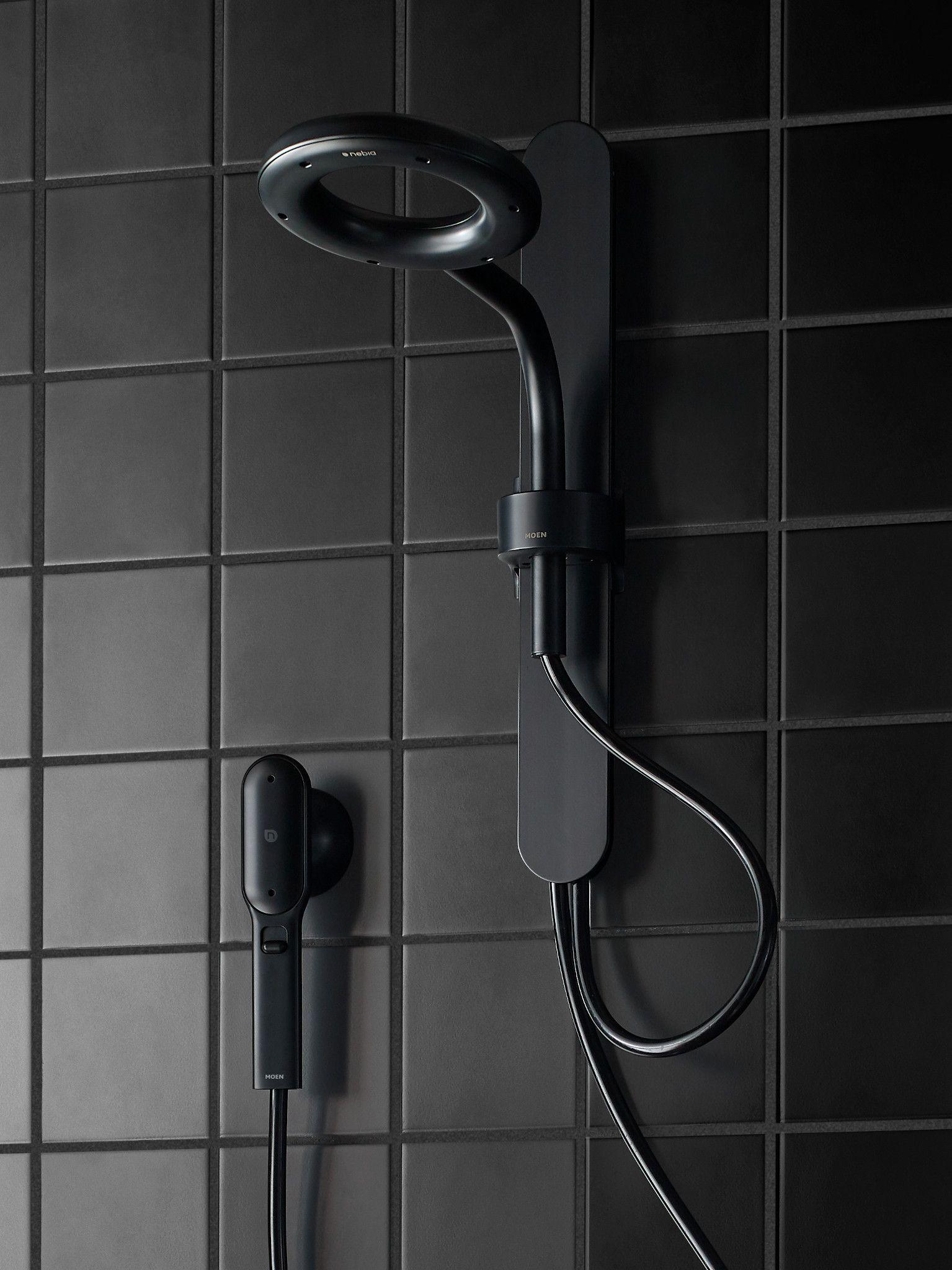 Moen N207C0Bl Matte Black Two-Function 7.9" Diameter Head Standard With Handshower