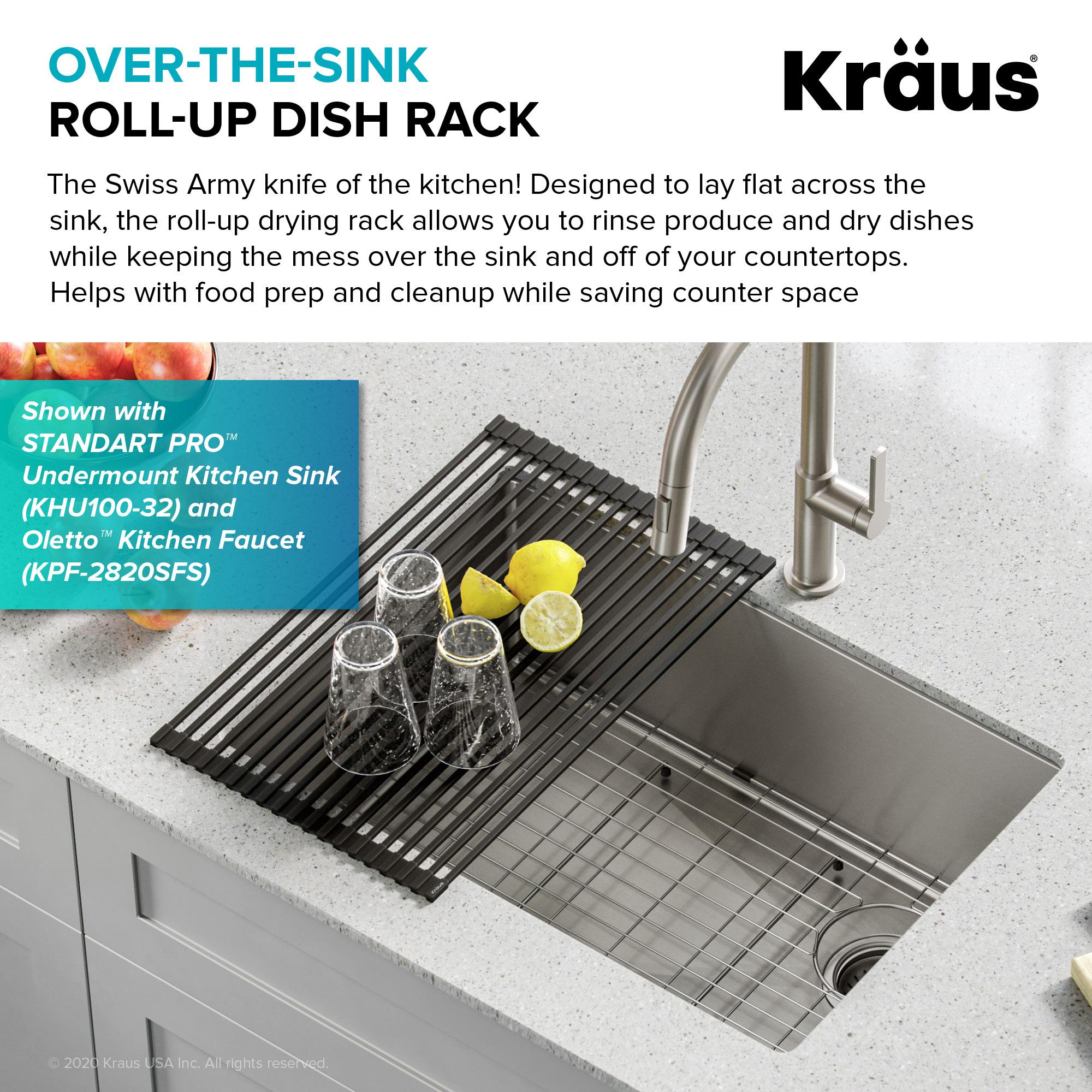 Kraus Kore Over the Sink Dish Rack