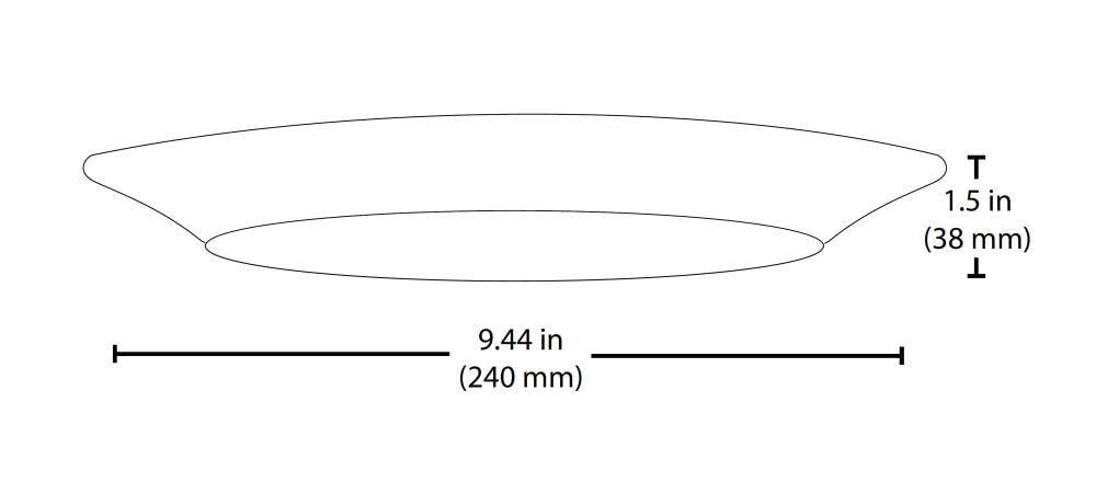 Dimmable Circle Flush Mount