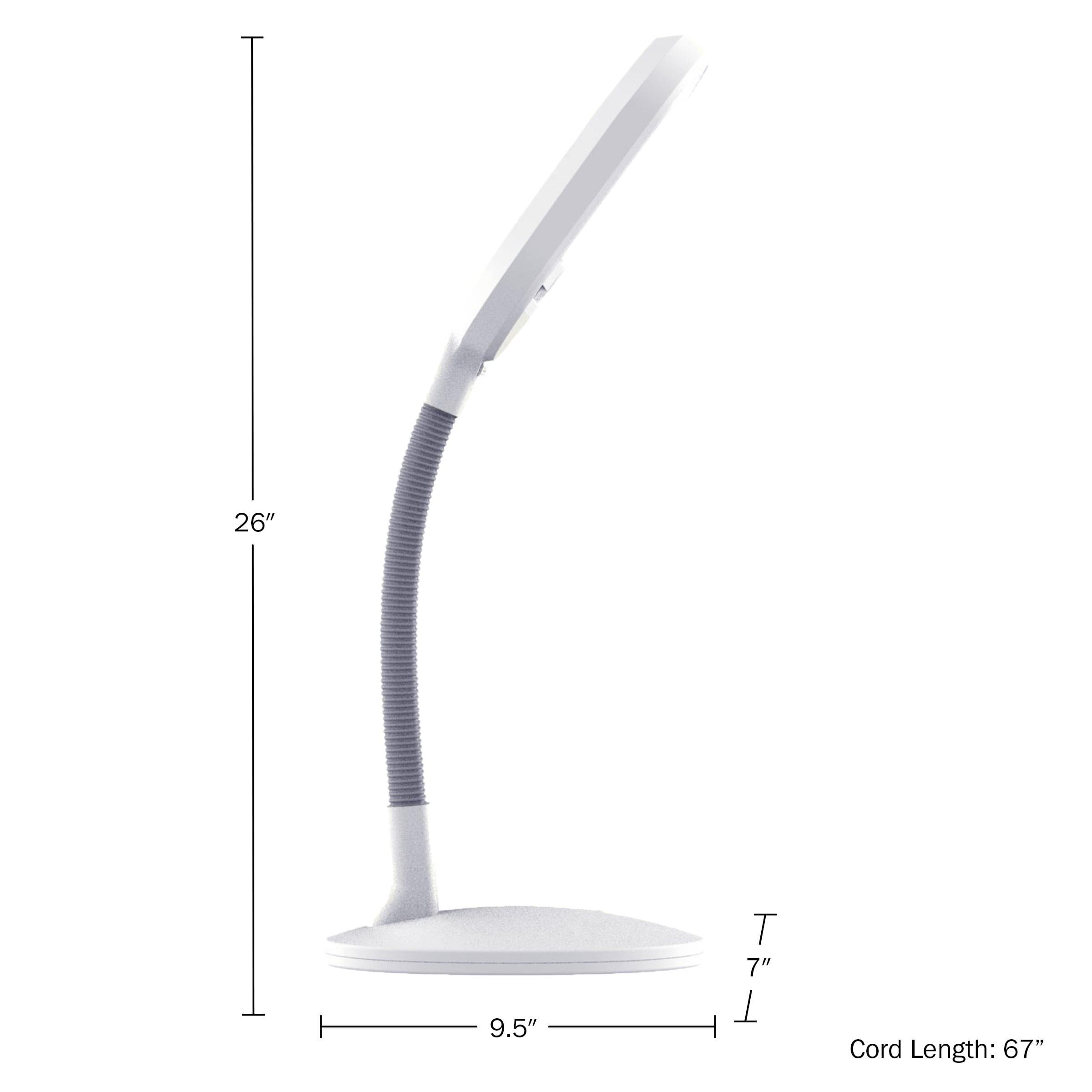 Hastings Home LED Sunlight Desk Lamp With Dimmer Switch