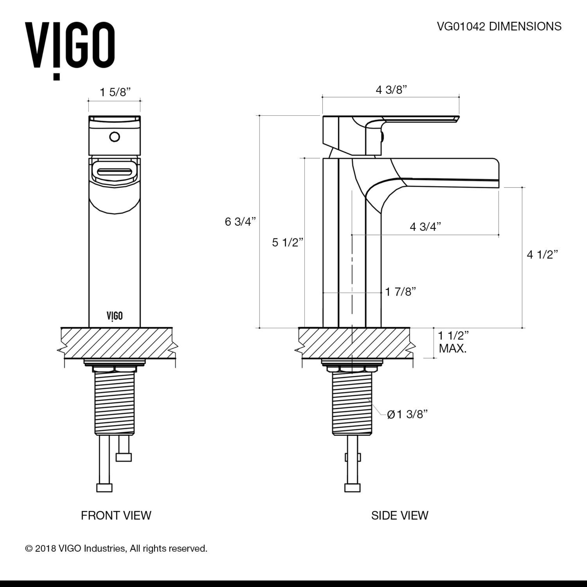 Ileana Single Hole Bathroom Faucet