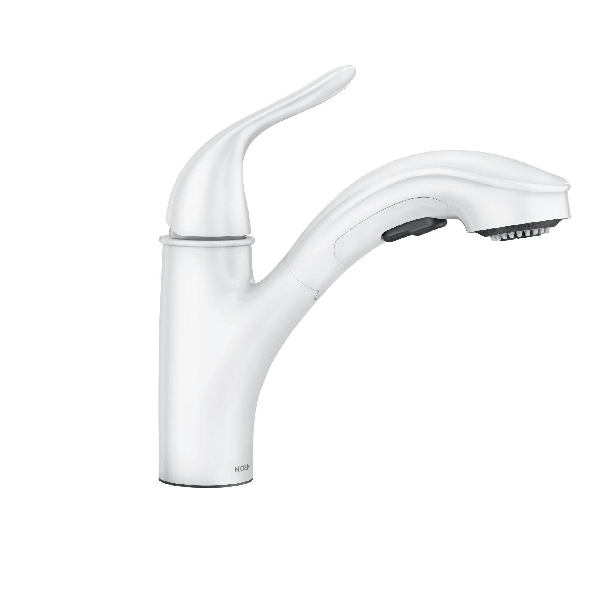 Moen Brecklyn Single-Handle Pull-Out Sprayer Kitchen Faucet with Power Clean Technology