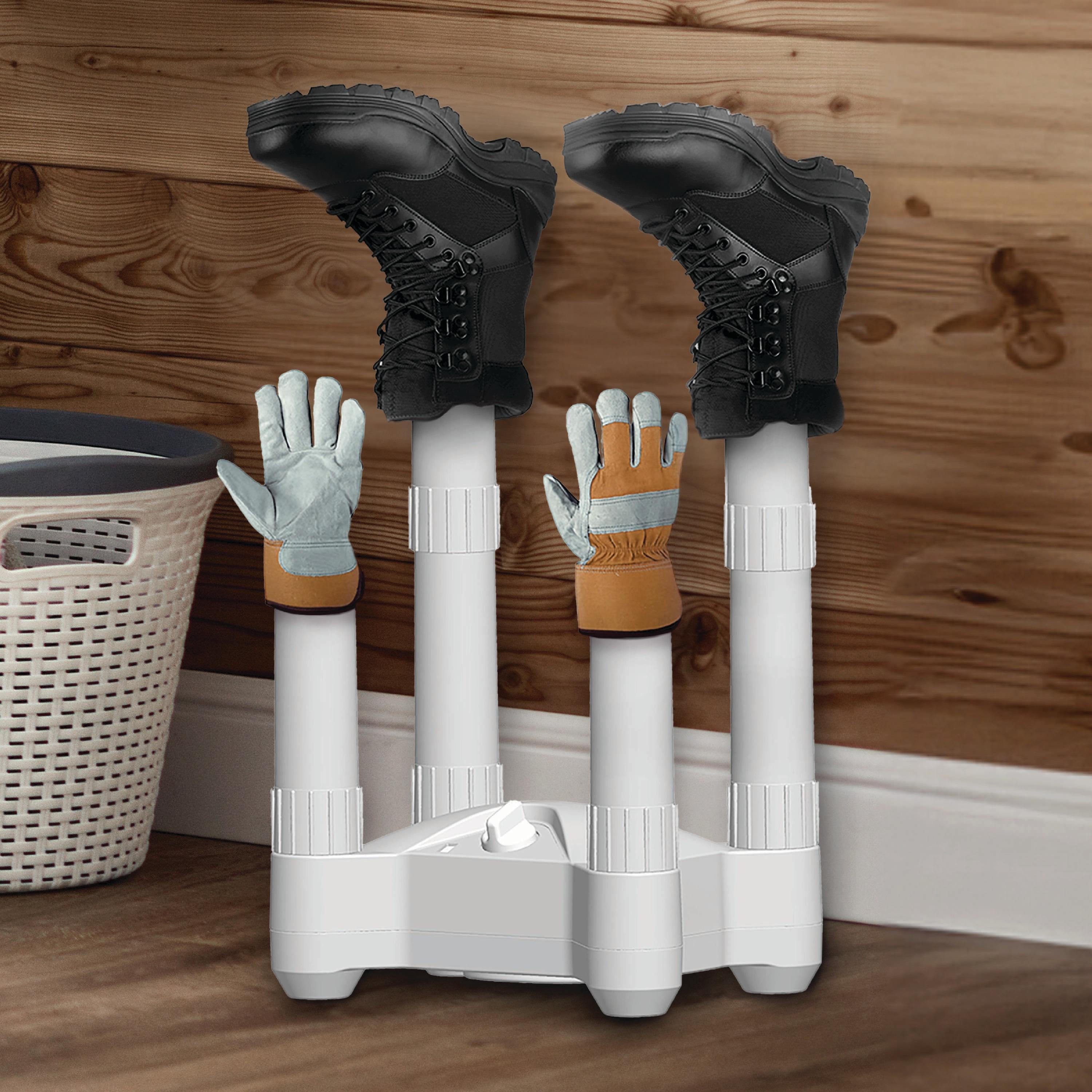 Lifesmart 4-Post Fast Airflow Boot Dryer with Timer, 250-Watt, BD001