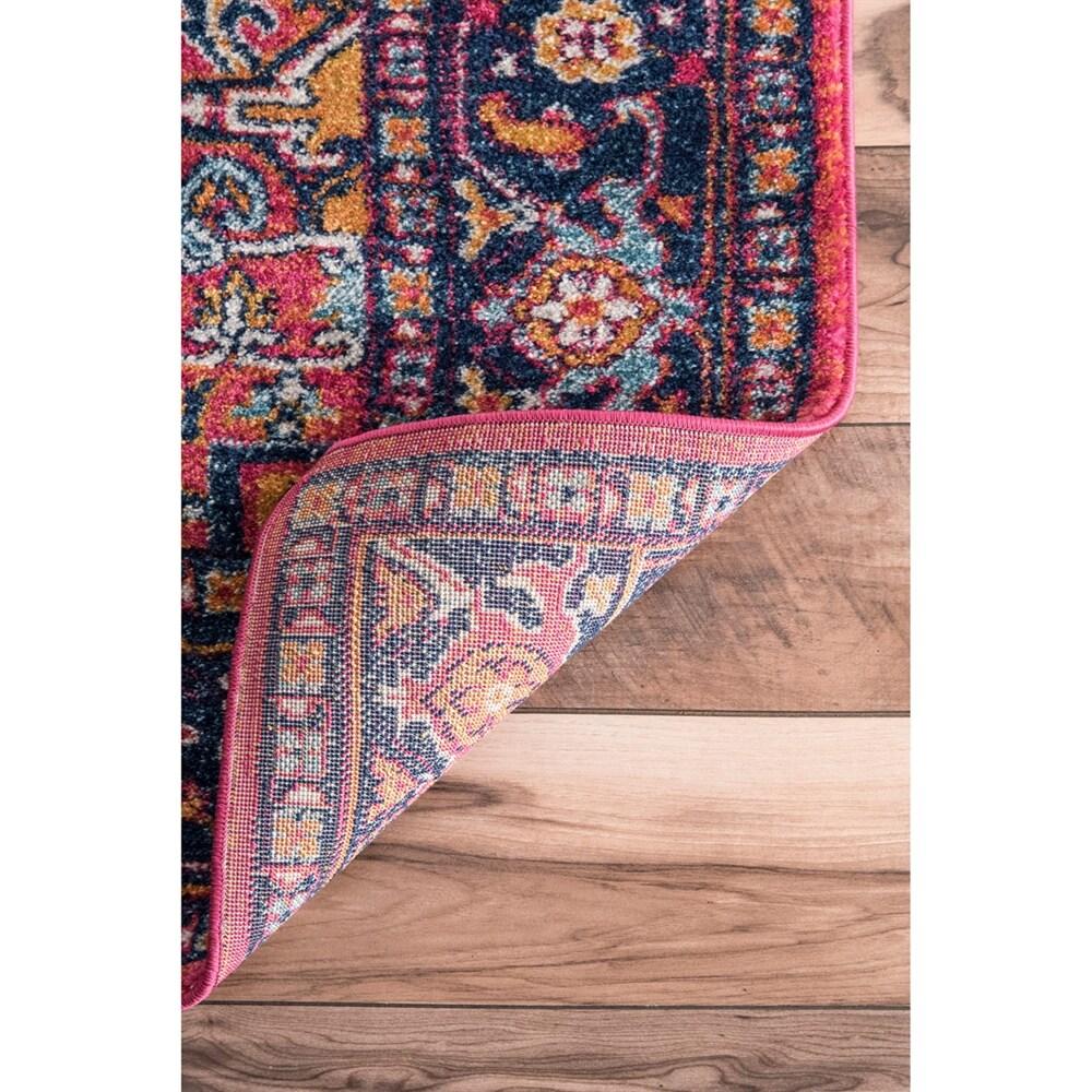 nuLOOM Vonda Fancy Persian Runner Rug, 2' 8" x 8', Orange