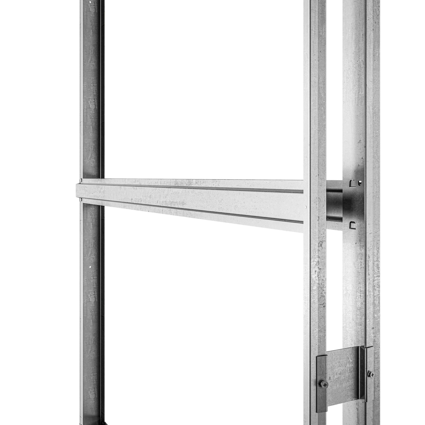 ROCKET 30-in x 80-in Steel Pocket Door Frame with Frame and hardware