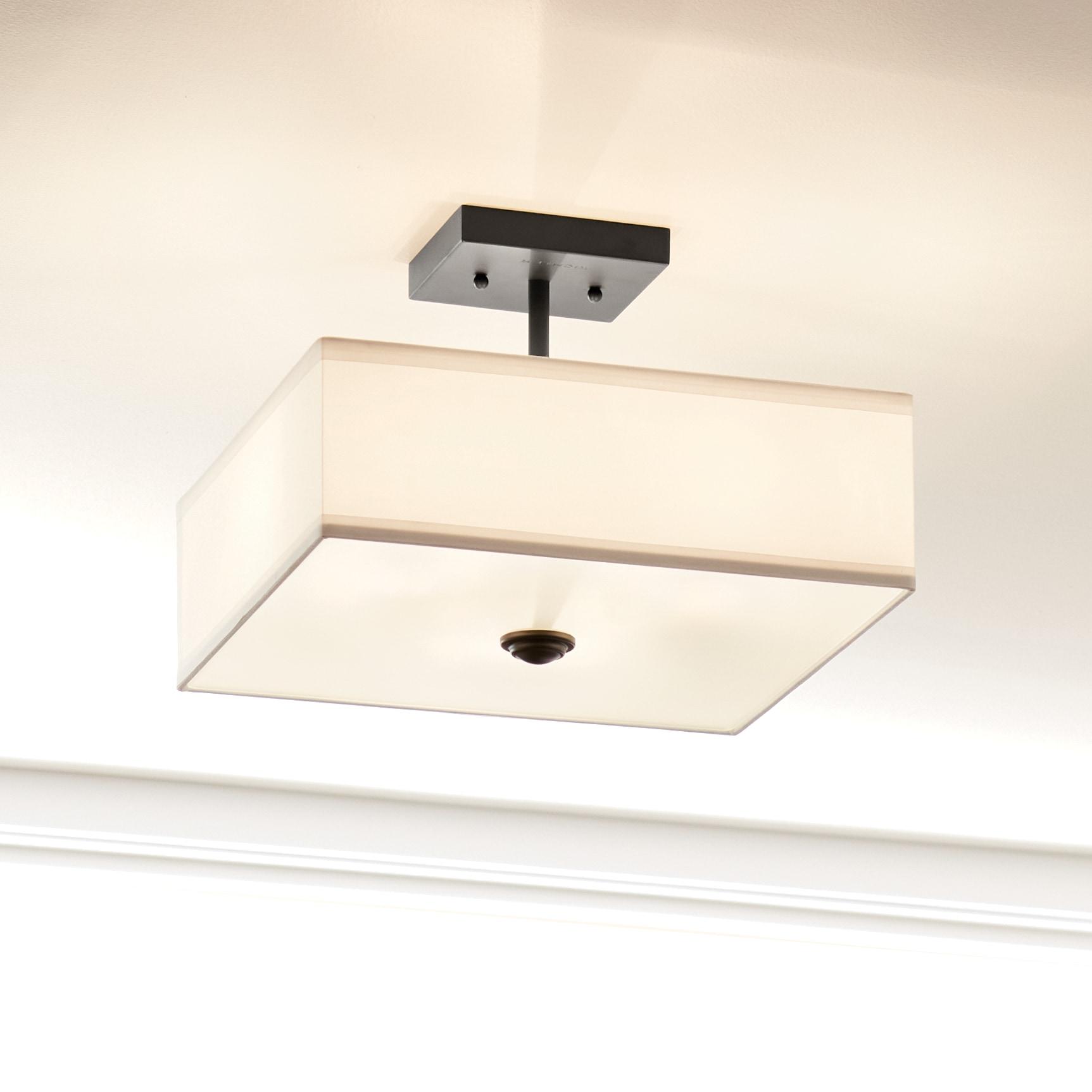 Kichler Lighting Shailene 3 - Light Semi-Flush Mount in  Black
