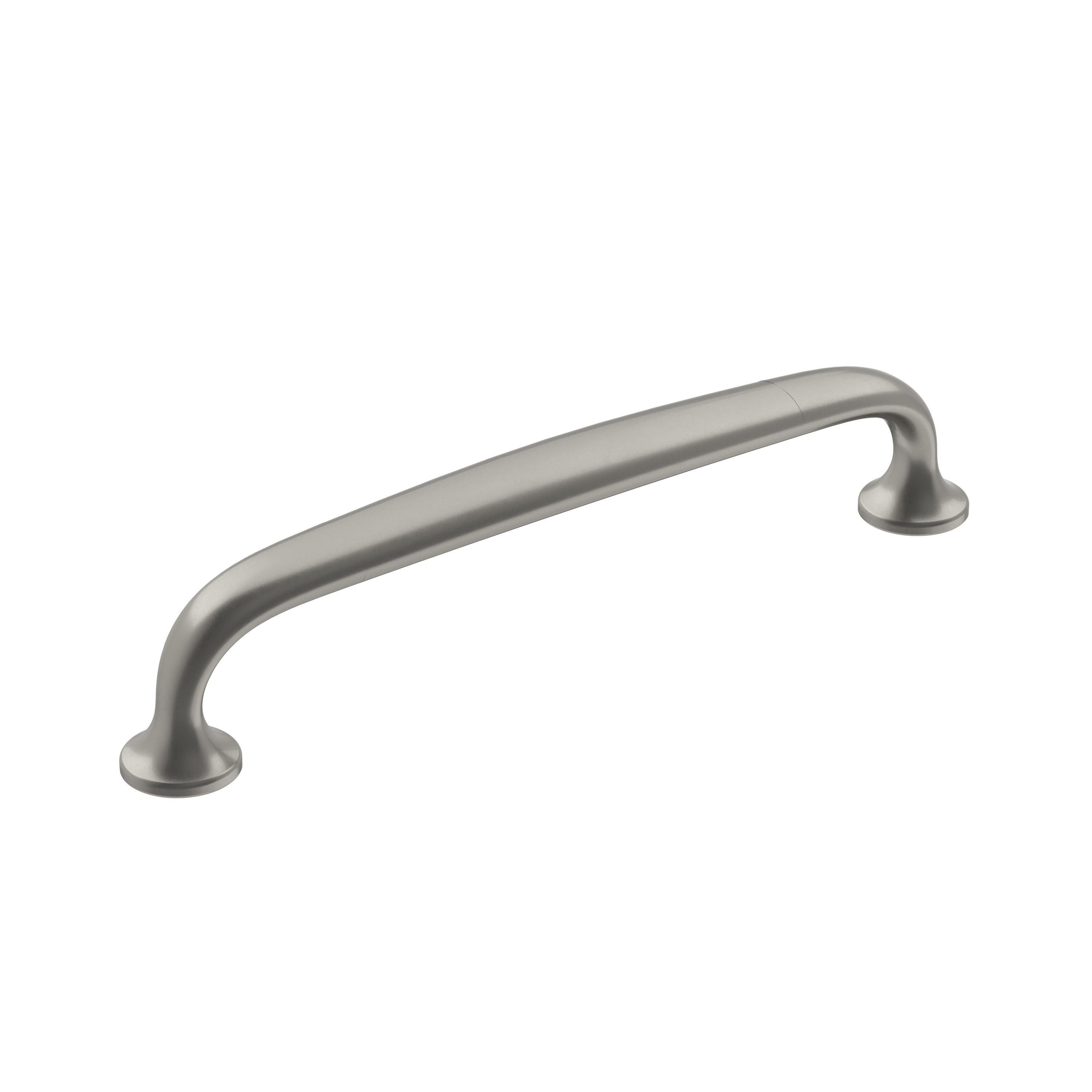 Amerock Renown 5-1/16 inch (128mm) Center-to-Center Satin Nickel Cabinet Pull