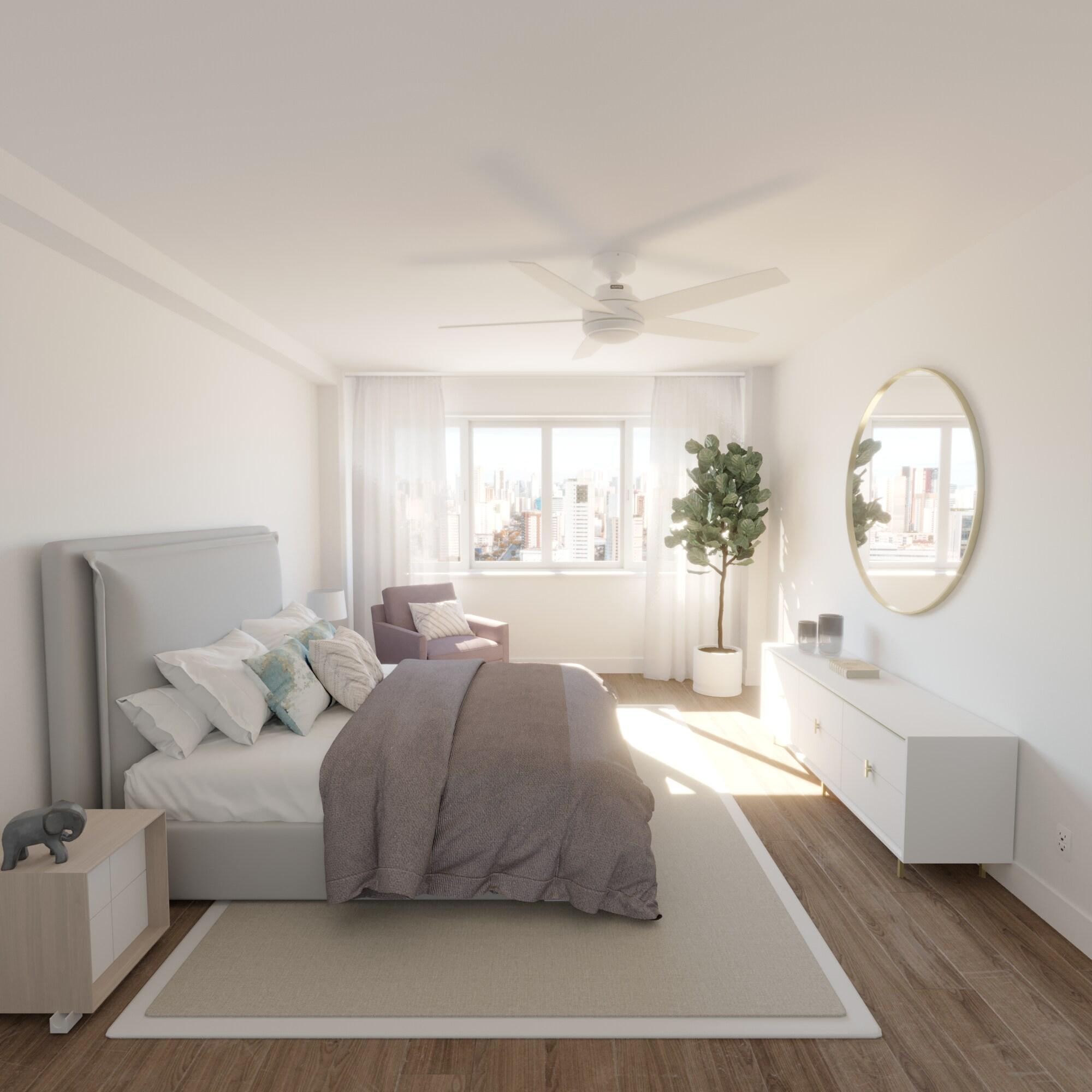 Hunter Fan 52" Zayden 5 - Blade Ceiling Fan With Lights and Remote