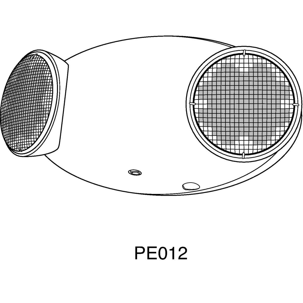 Thermoplastic LED 1W Emergency Light